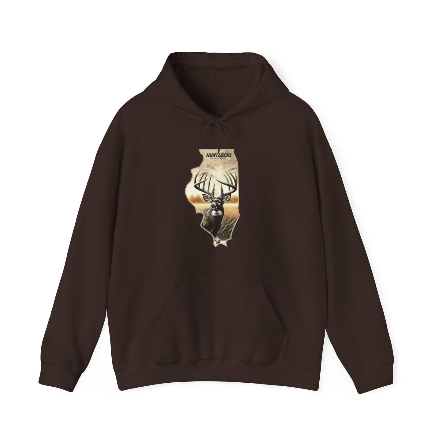 Illinois - Whitetail Buck Hoodie