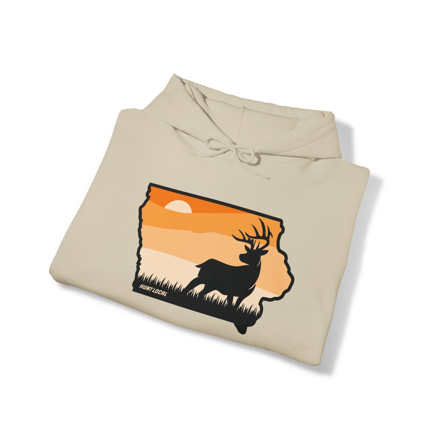 Iowa - Sunset Buck Hoodie