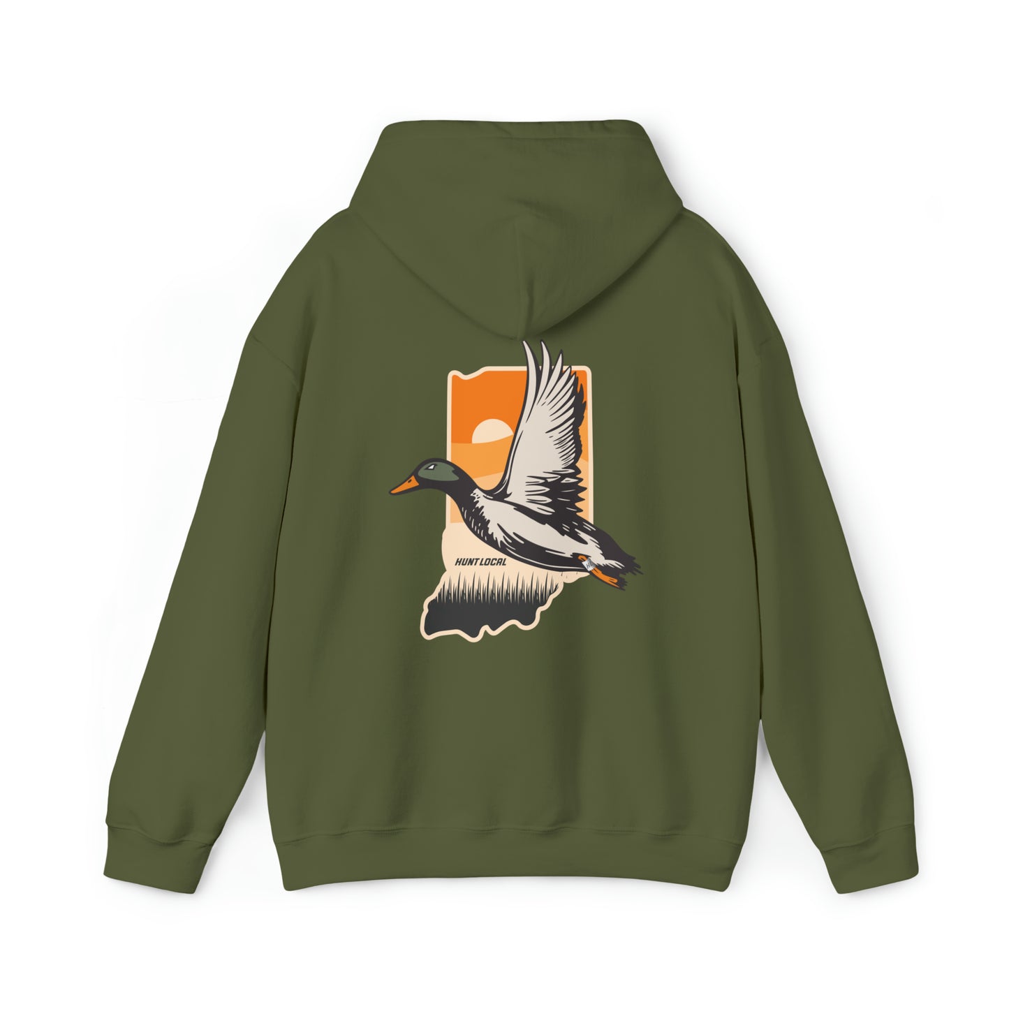 Indiana - Sunset Waterfowl Hoodie (back)