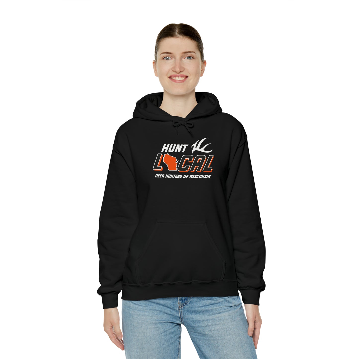 Wisconsin - Hunt Local Buck Hoodie