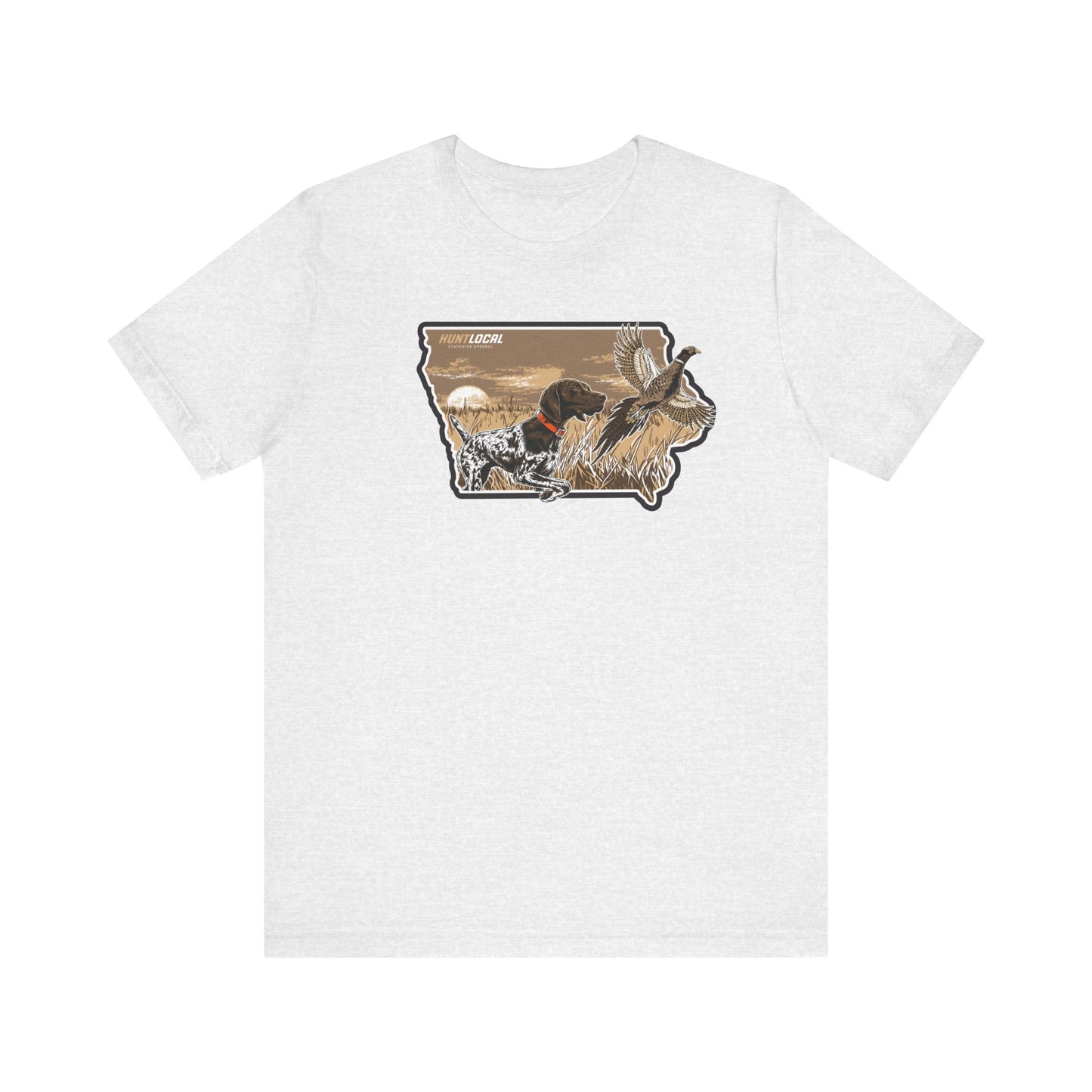 Iowa - Upland Bird Dog Tee (front)
