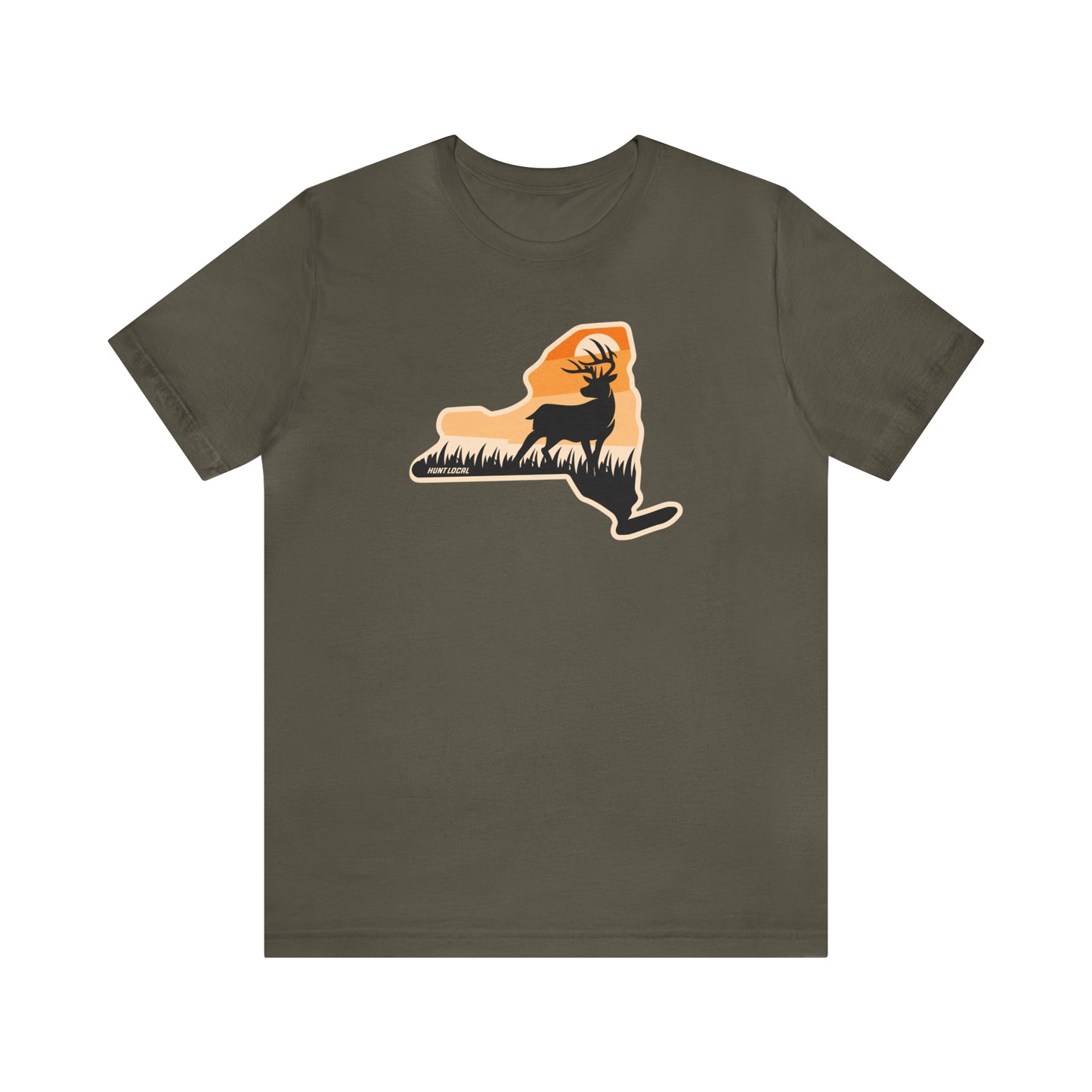 New York - Sunset Buck Front Tee