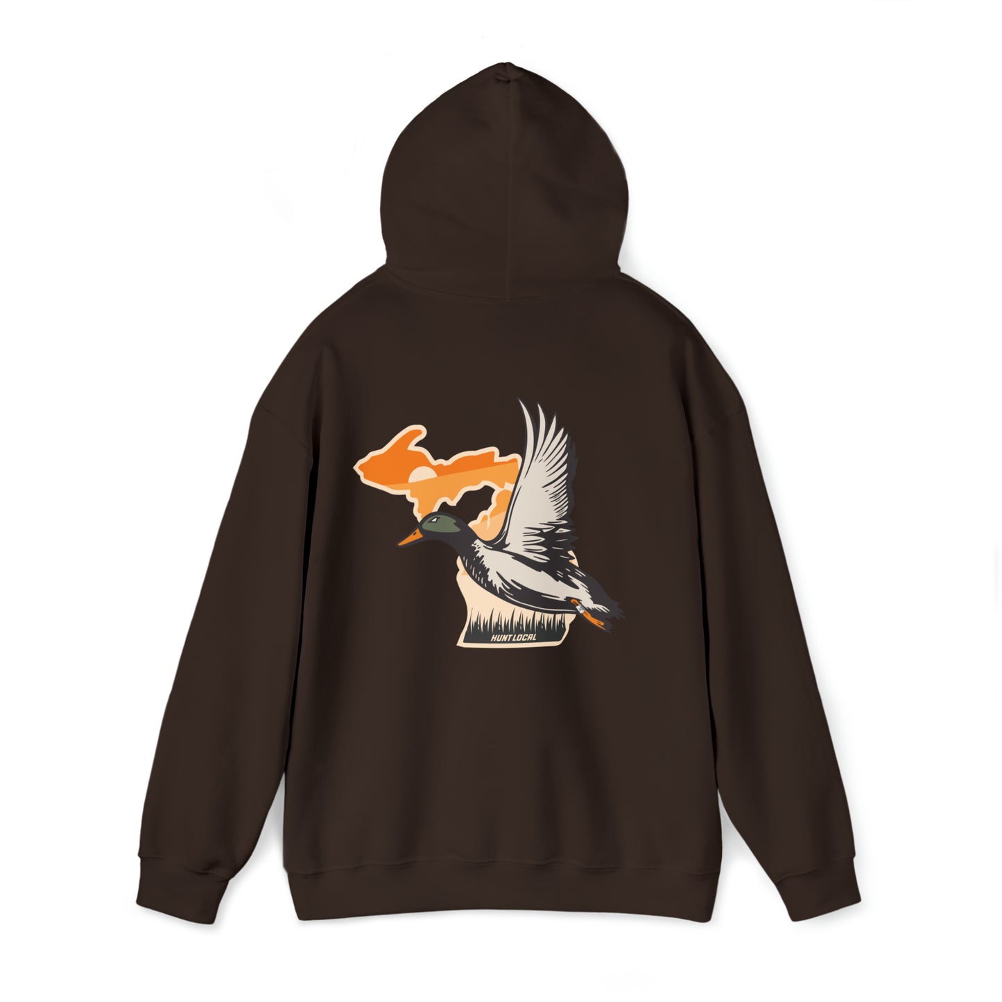 Michigan - Sunset Waterfowl Hoodie (back)