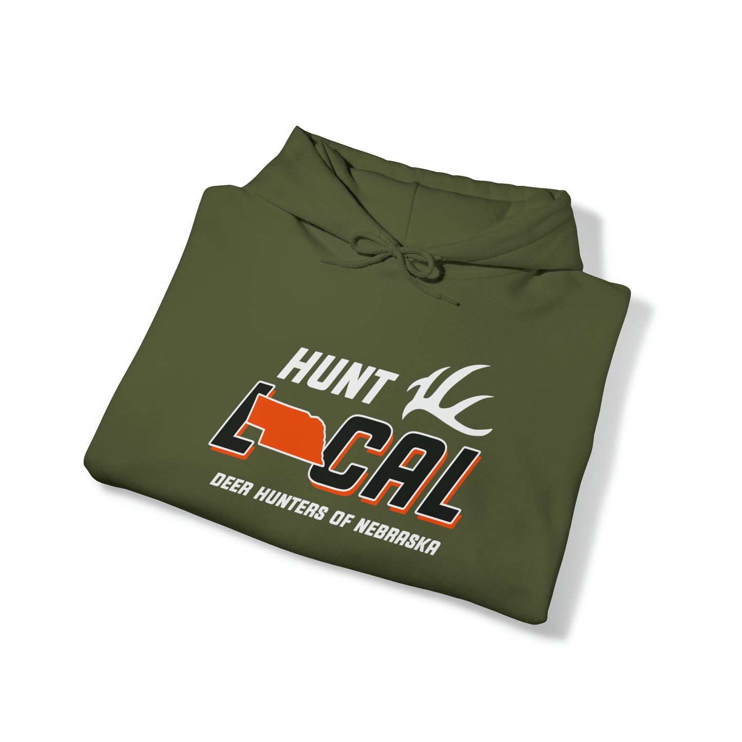 Nebraska - Hunt Local Buck Hoodie