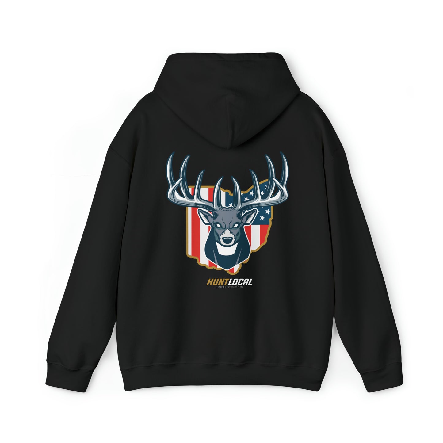 Ohio - USA Buck Hoodie (back)