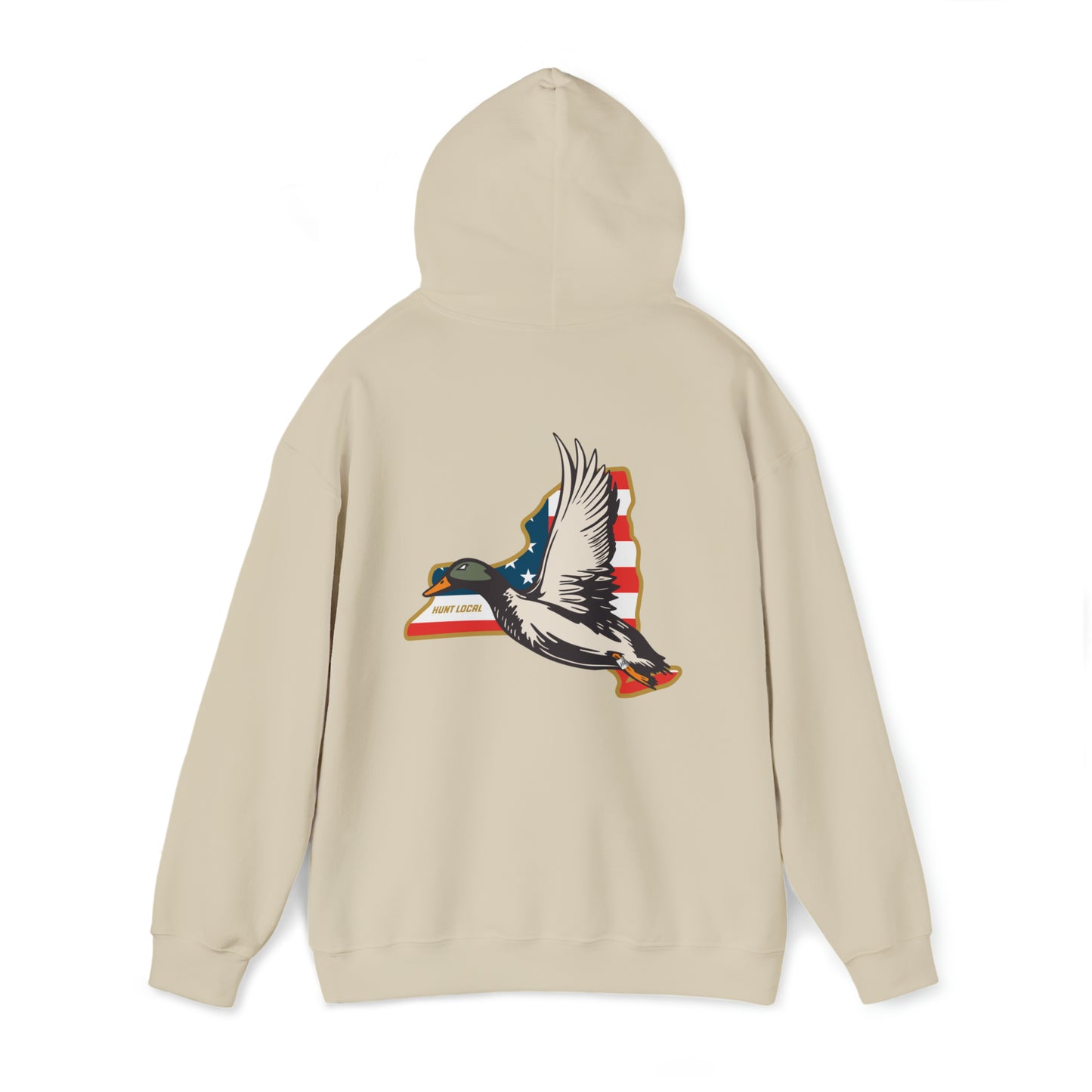 New York - USA Waterfowl Hoodie (back)