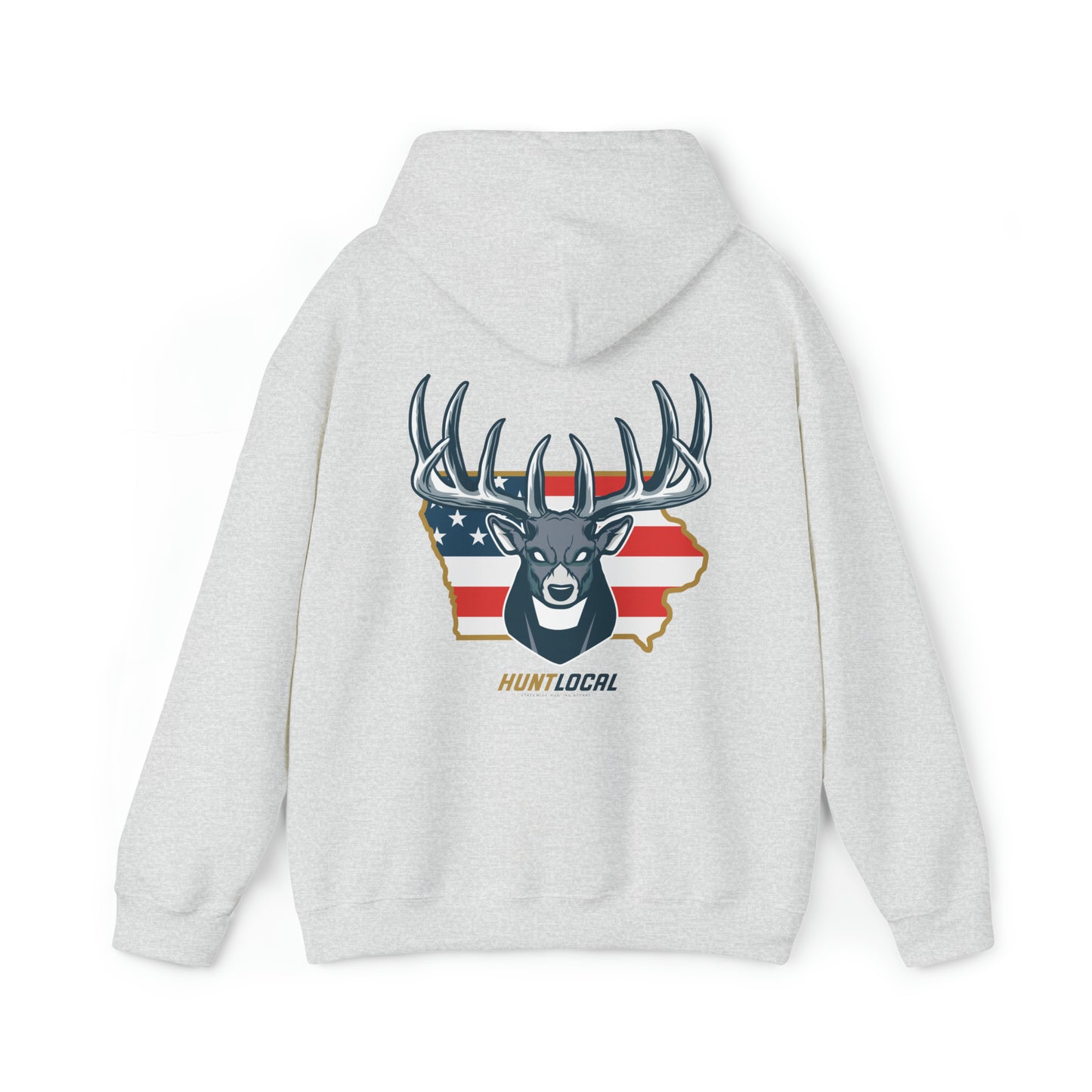 Iowa - USA Buck Hoodie (back)