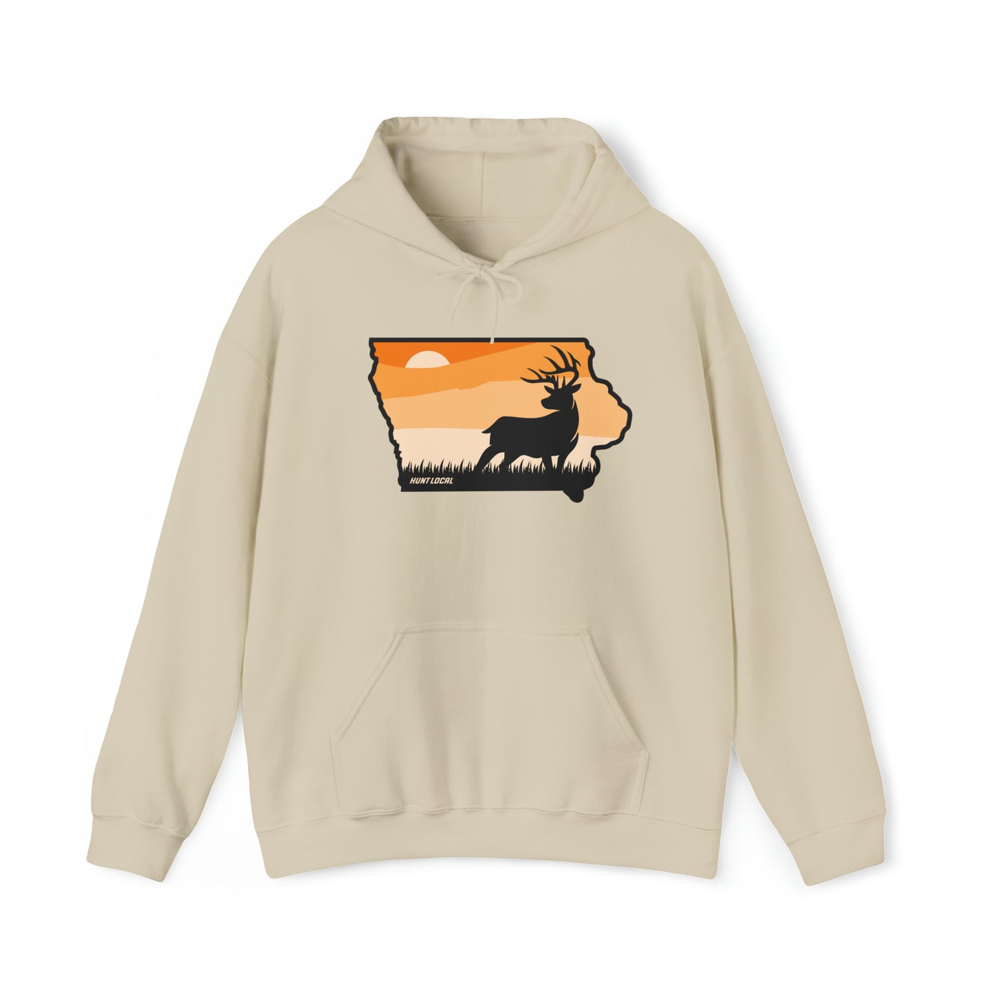 Iowa - Sunset Buck Hoodie