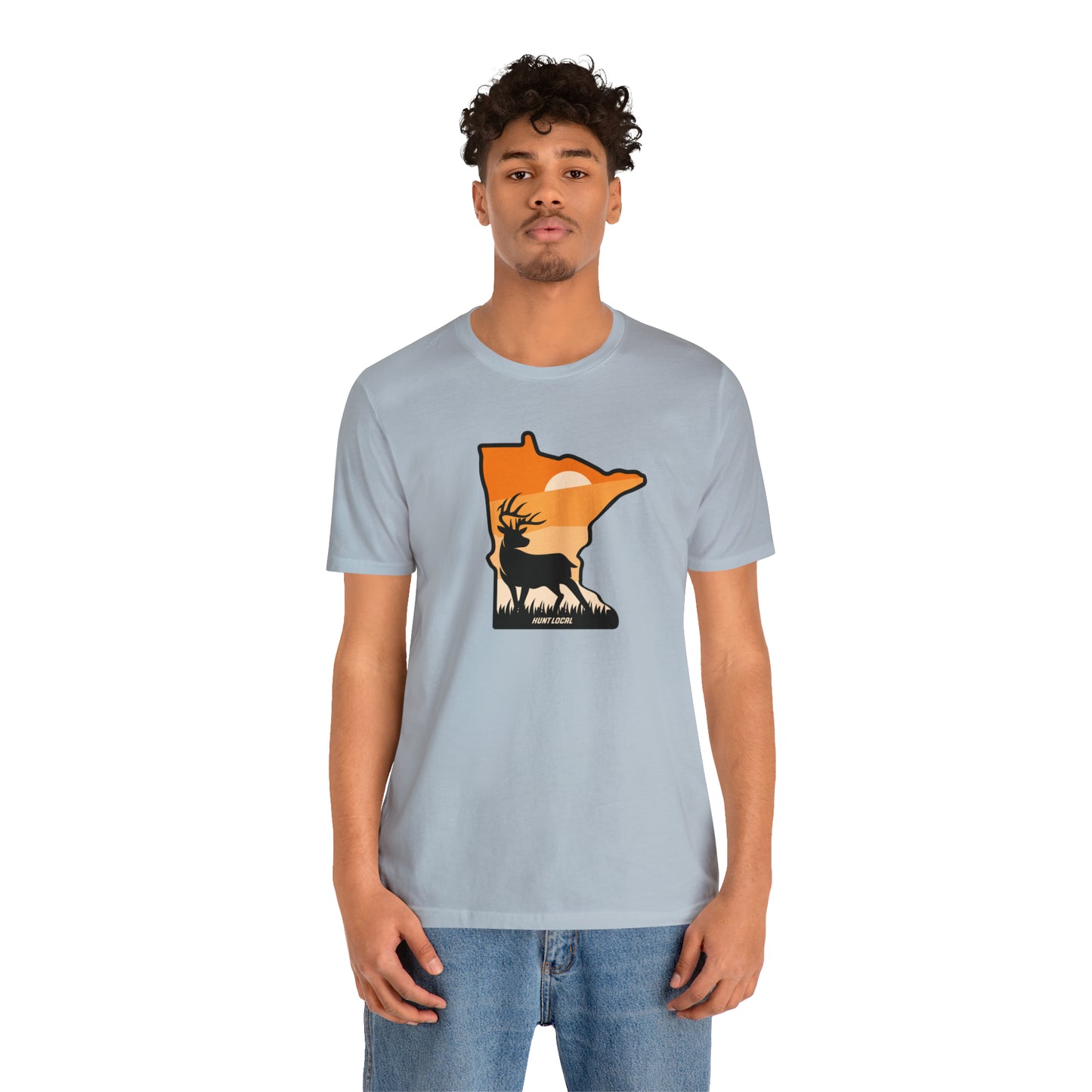 Minnesota - Sunset Buck Front Tee