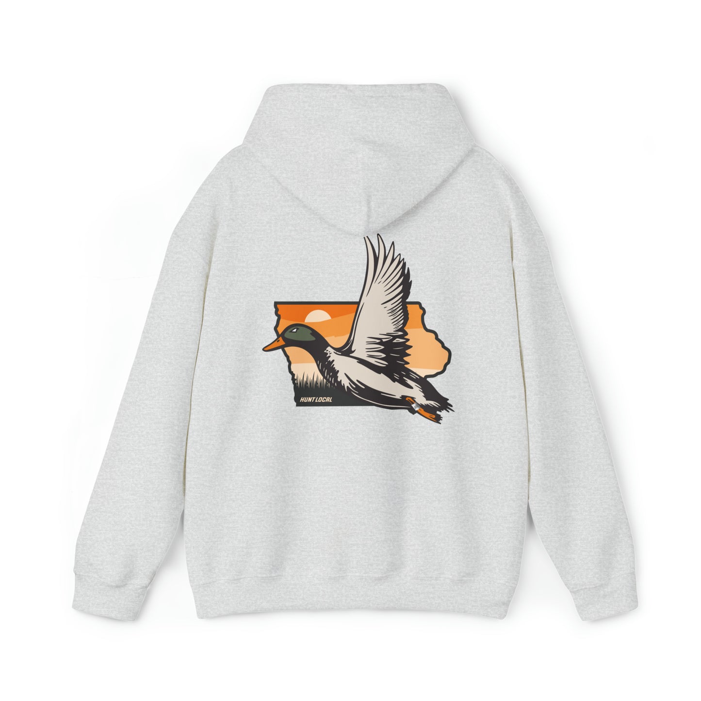 Iowa - Sunset Waterfowl Hoodie (back)