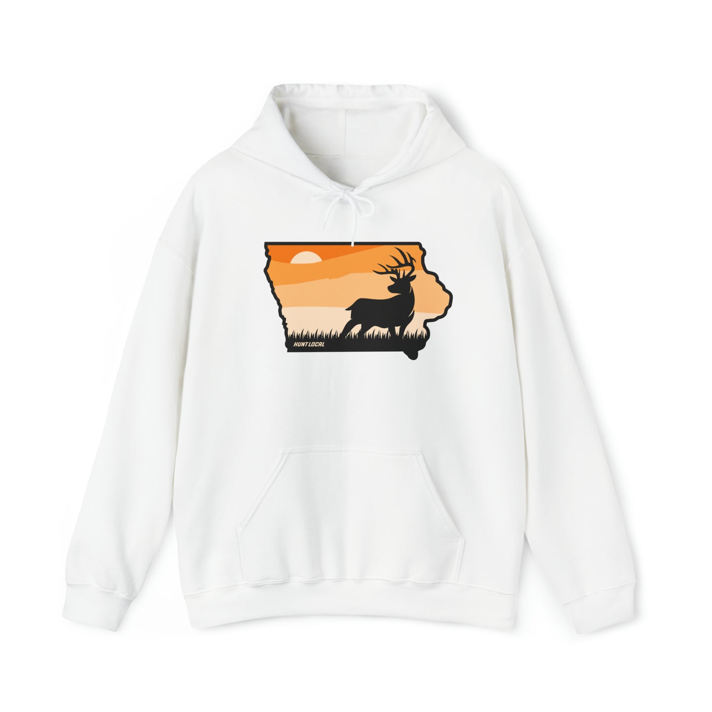 Iowa - Sunset Buck Hoodie