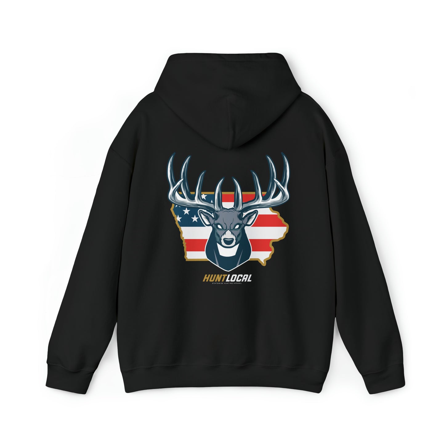 Iowa - USA Buck Hoodie (back)