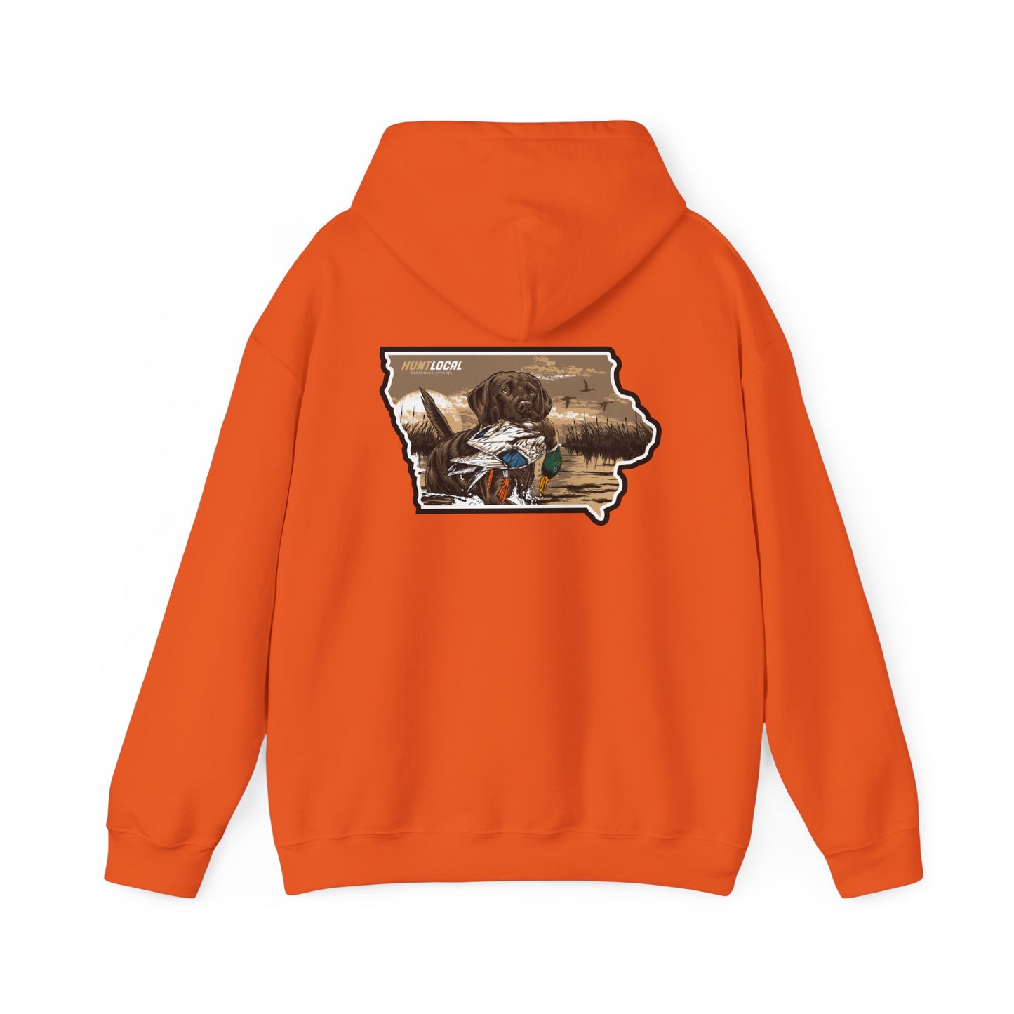 Iowa - Waterfowl Lab Hoodie (back)