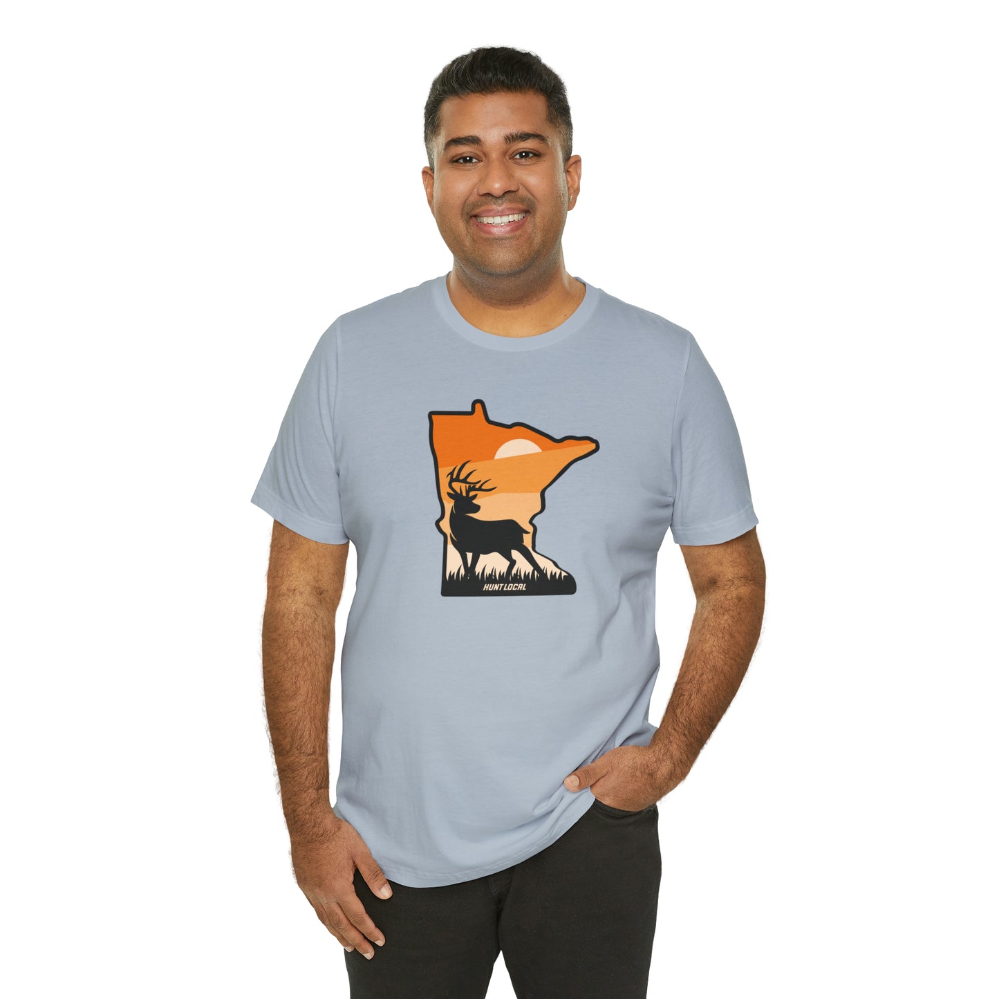 Minnesota - Sunset Buck Front Tee