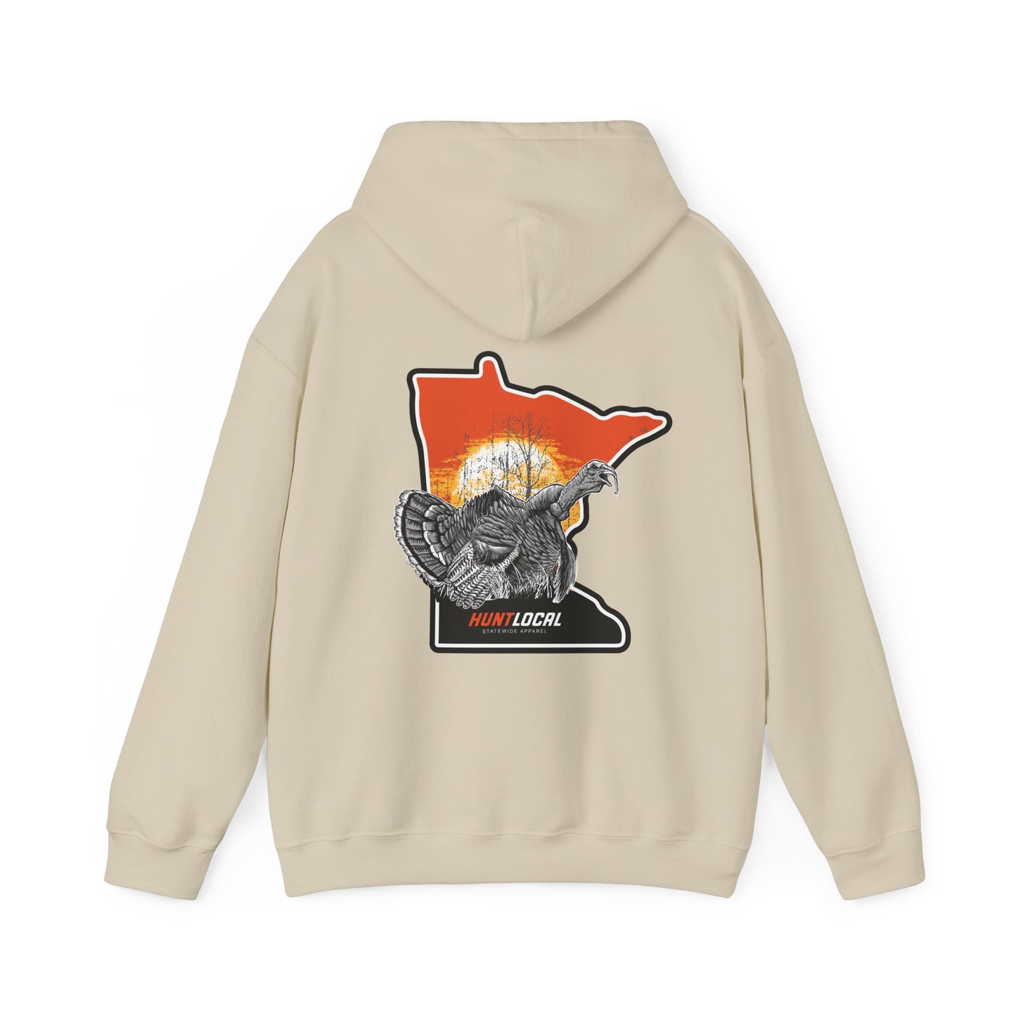 Minnesota - Sunrise Turkey Hoodie (back)