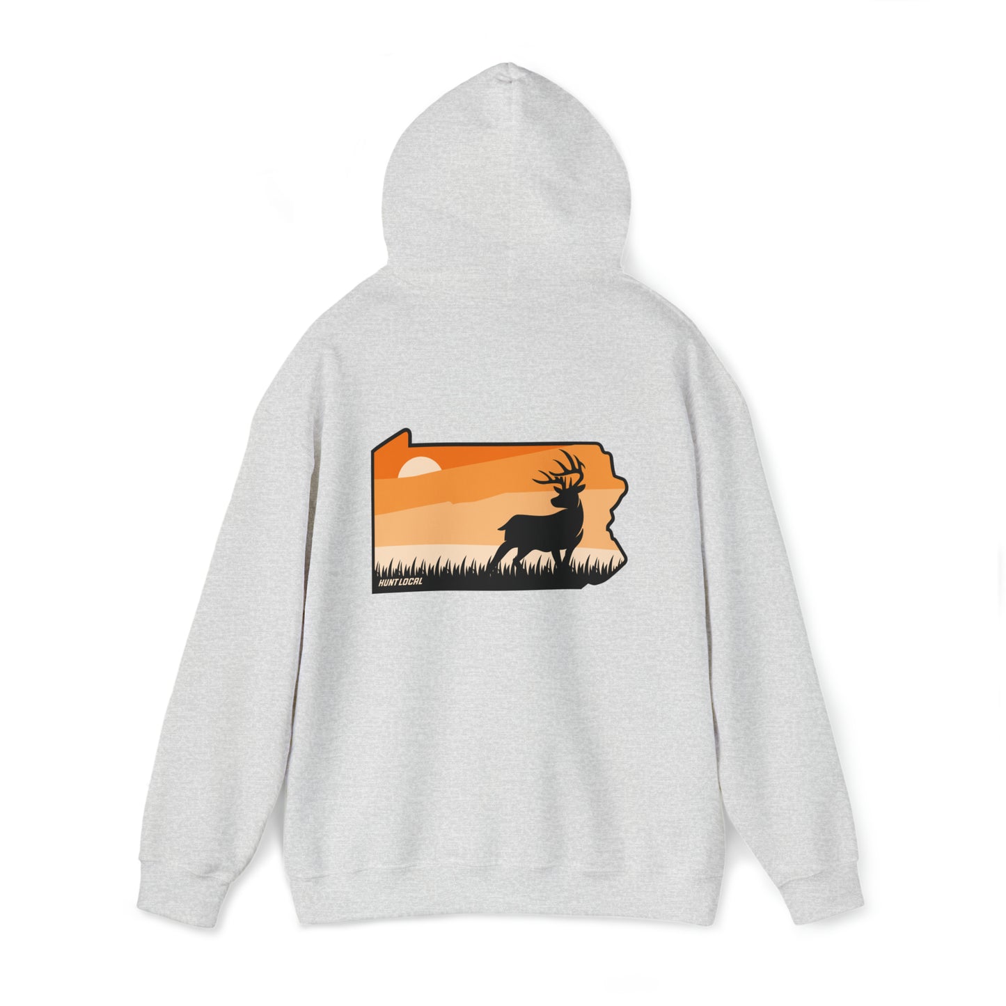 Pennsylvania - Sunset Buck Hoodie (back)