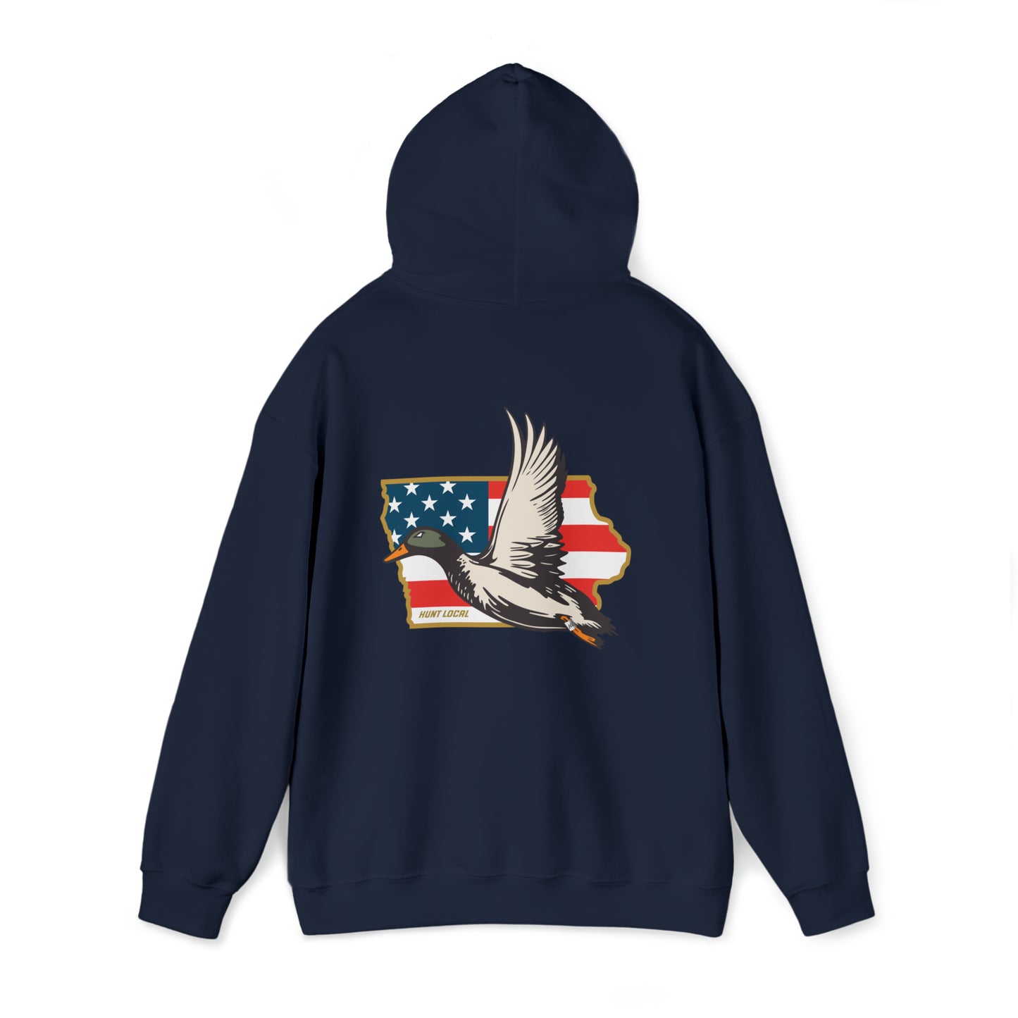 Iowa - USA Waterfowl Hoodie (back)