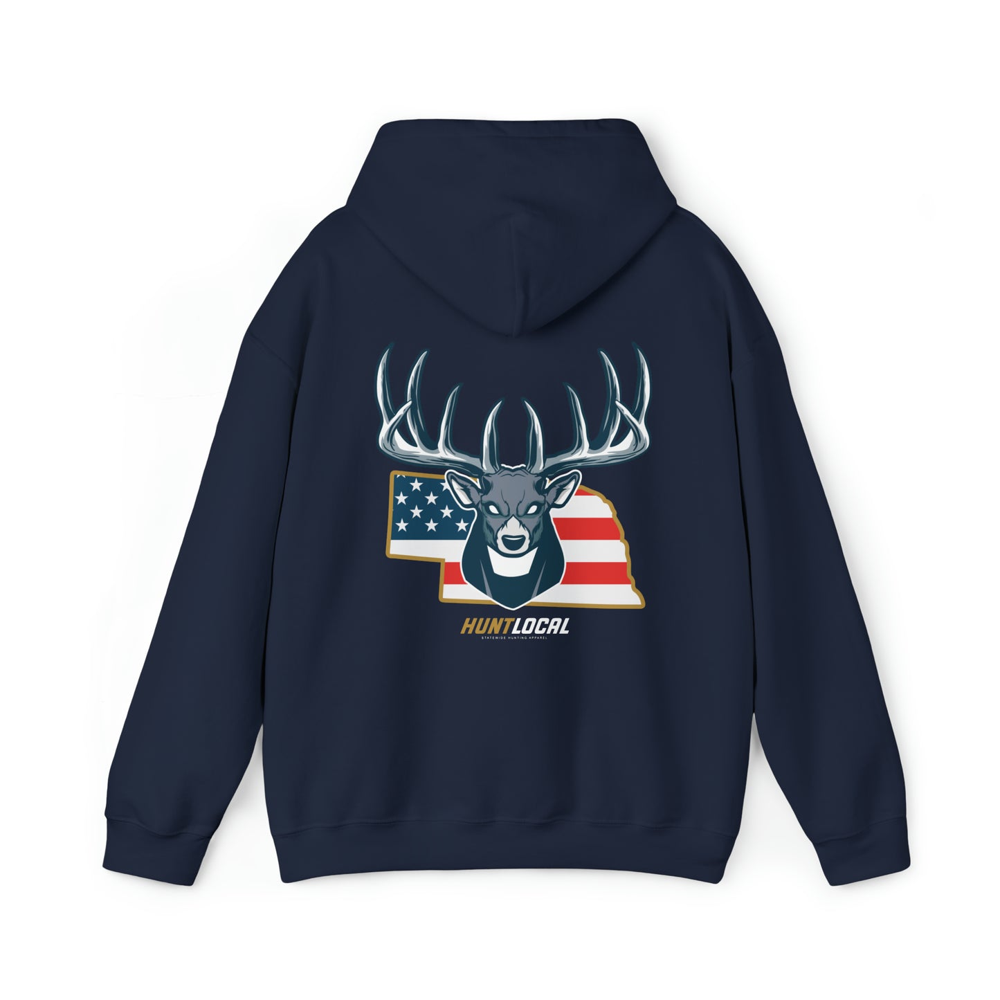 Nebraska - USA Buck Hoodie (back)