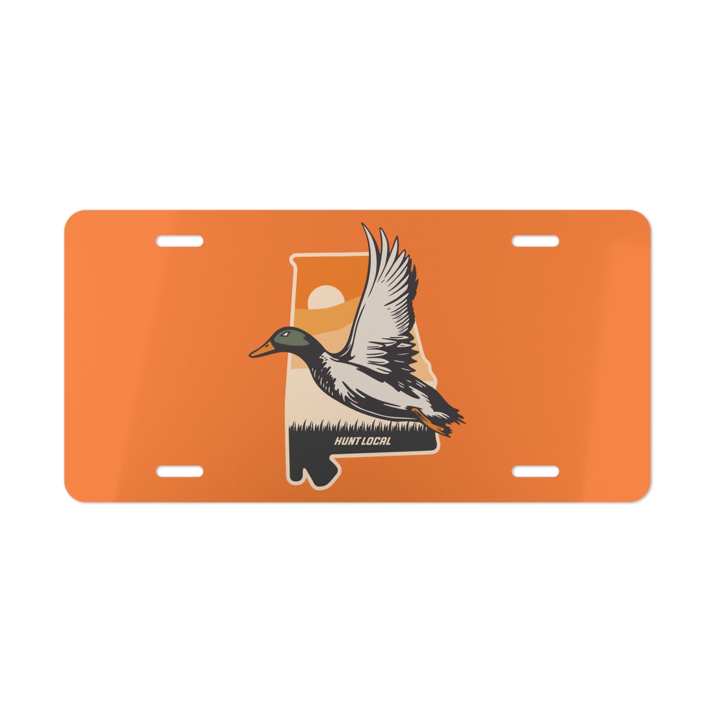 Alabama - Waterfowl License Plate (orange)