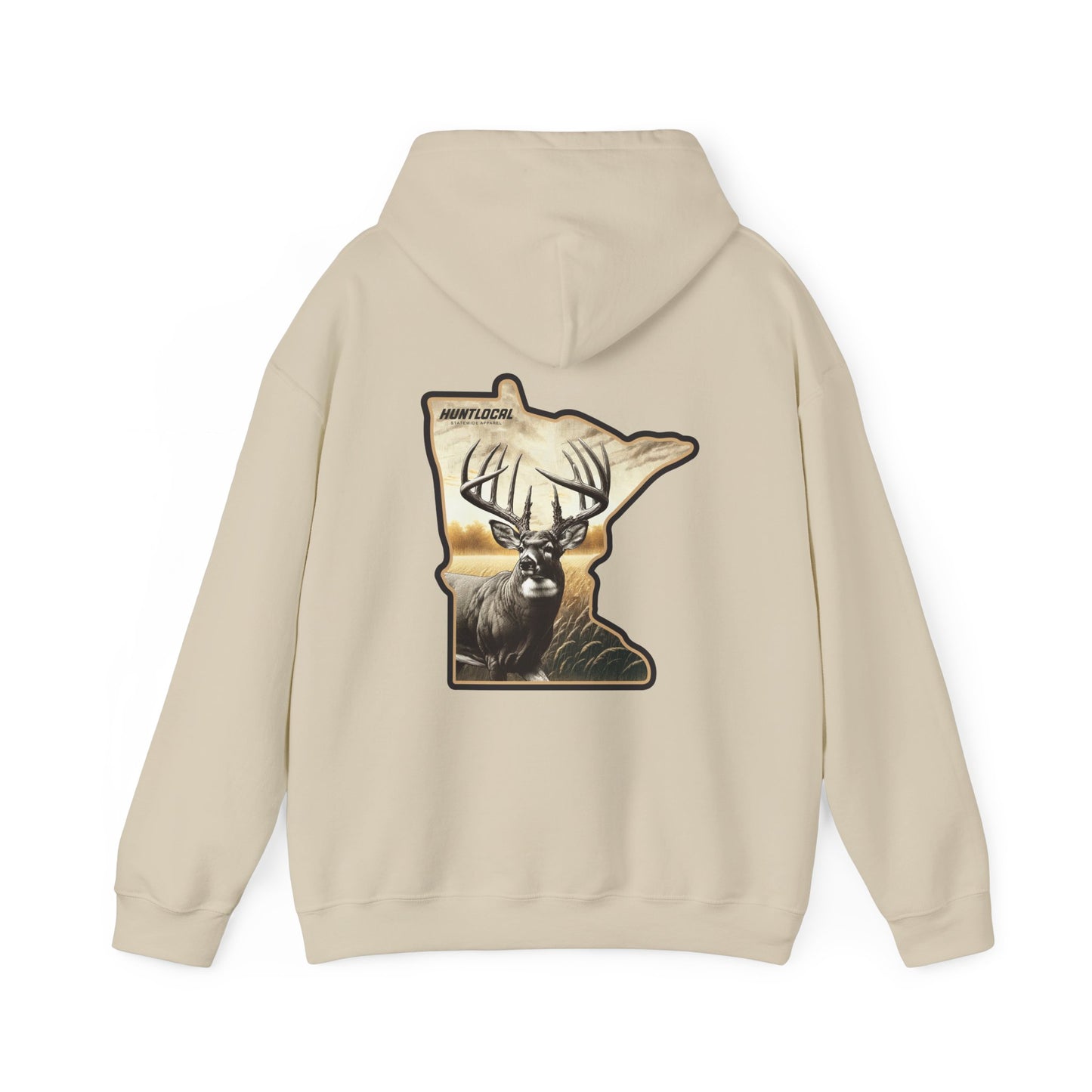 Minnesota - Whitetail Buck Hoodie (back)