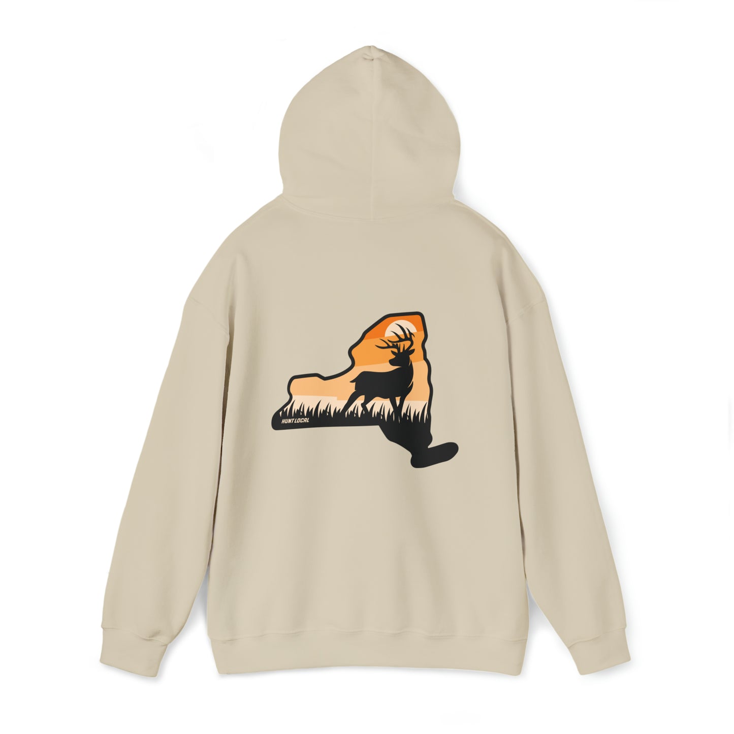 New York - Sunset Buck Hoodie (back)