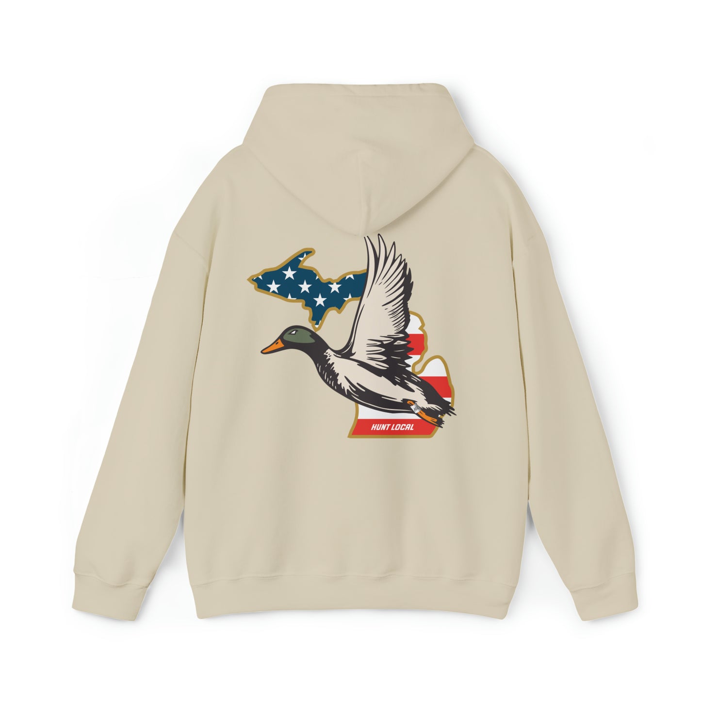 Michigan - USA Waterfowl Hoodie (back)