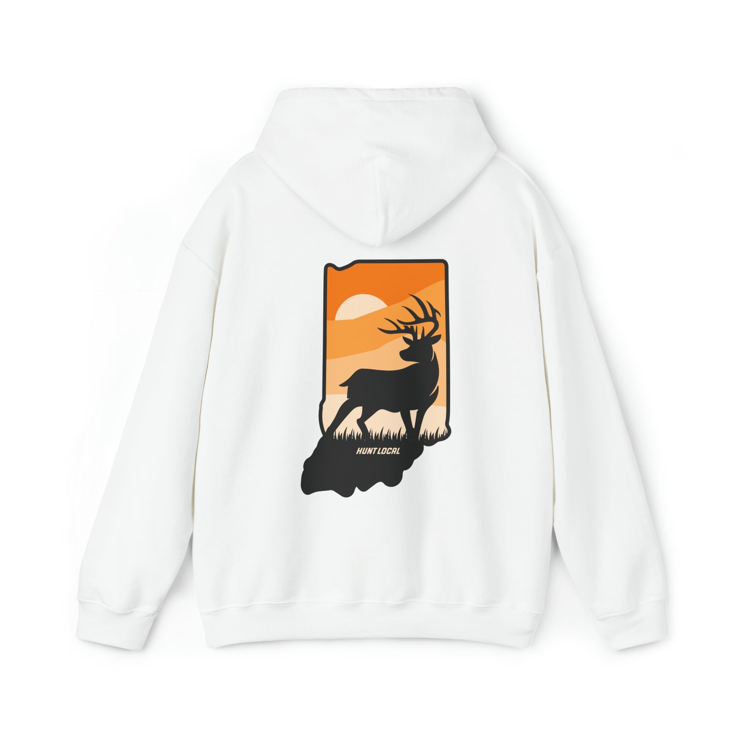 Indiana - Sunset Buck Hoodie (back)