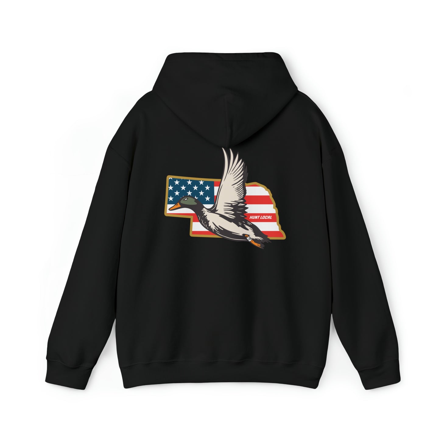 Nebraska - USA Waterfowl Hoodie (back)