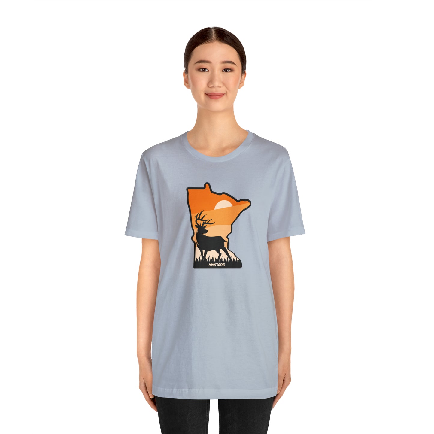 Minnesota - Sunset Buck Front Tee