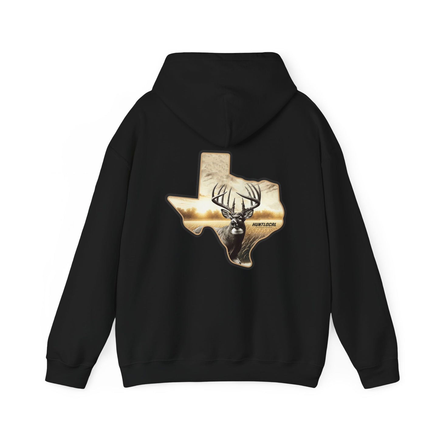 Texas - Whitetail Buck Hoodie (back)