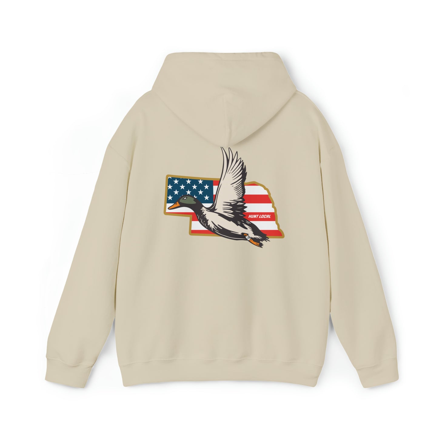 Nebraska - USA Waterfowl Hoodie (back)