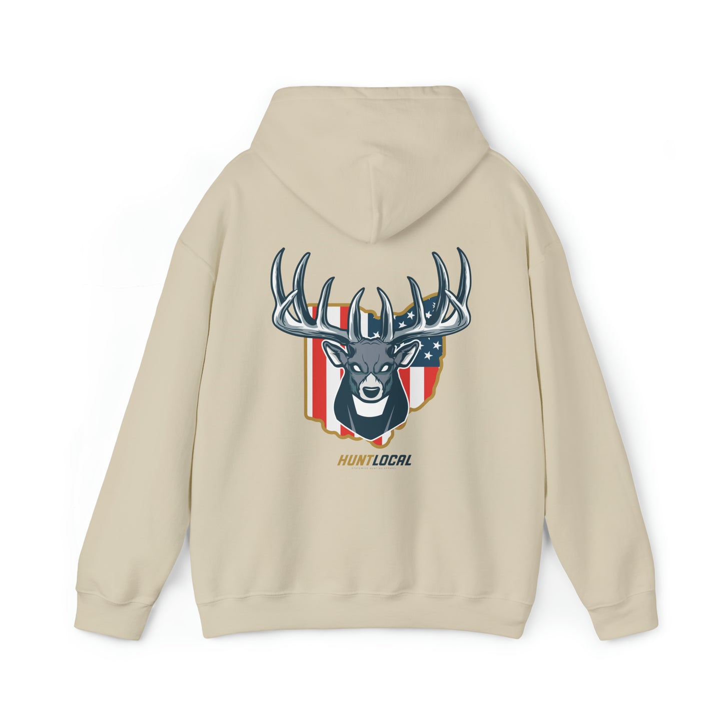 Ohio - USA Buck Hoodie (back)