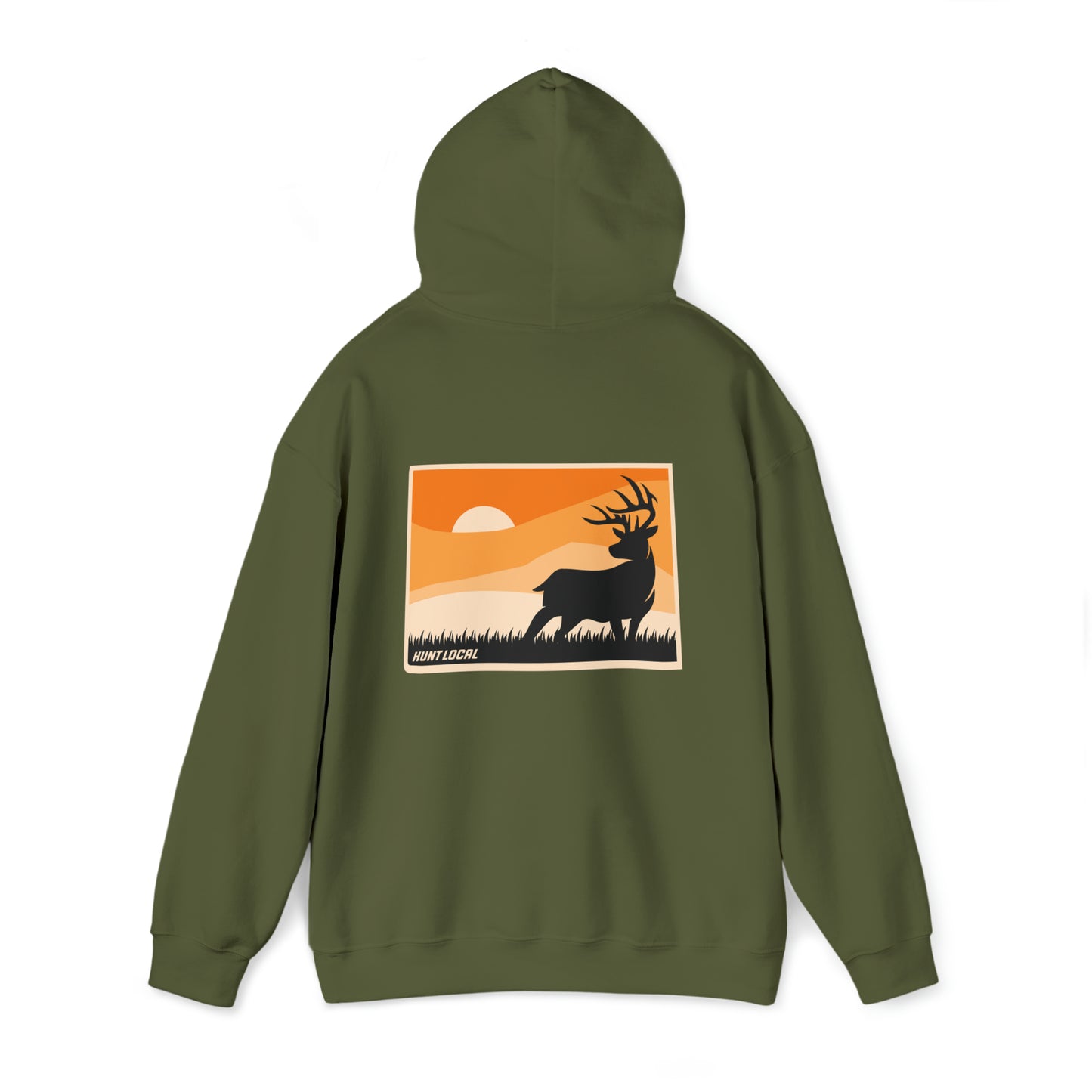 Colorado - Sunset Buck Hoodie (back)