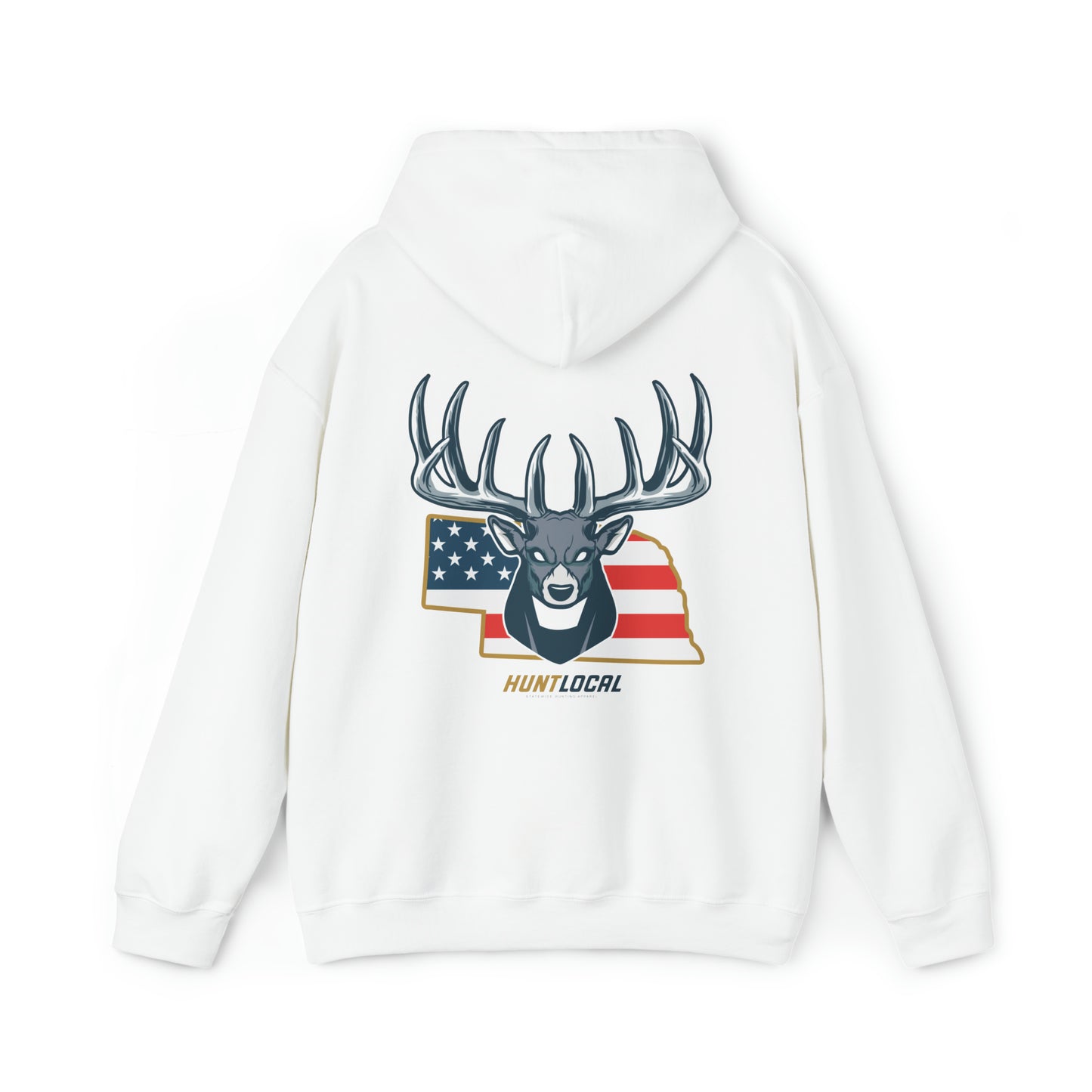 Nebraska - USA Buck Hoodie (back)