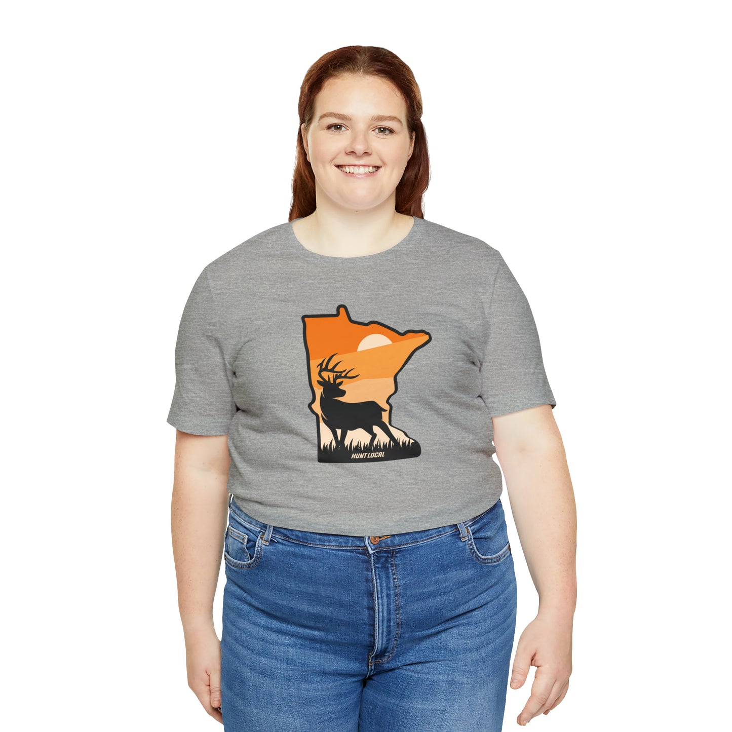 Minnesota - Sunset Buck Front Tee