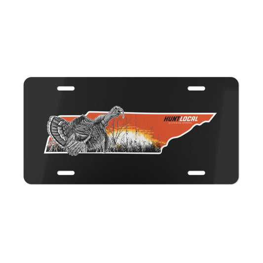 Tennessee - Turkey License Plate (black)