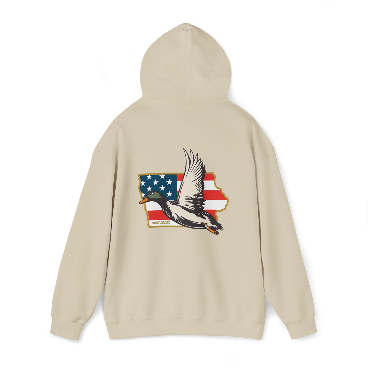 Iowa - USA Waterfowl Hoodie (back)