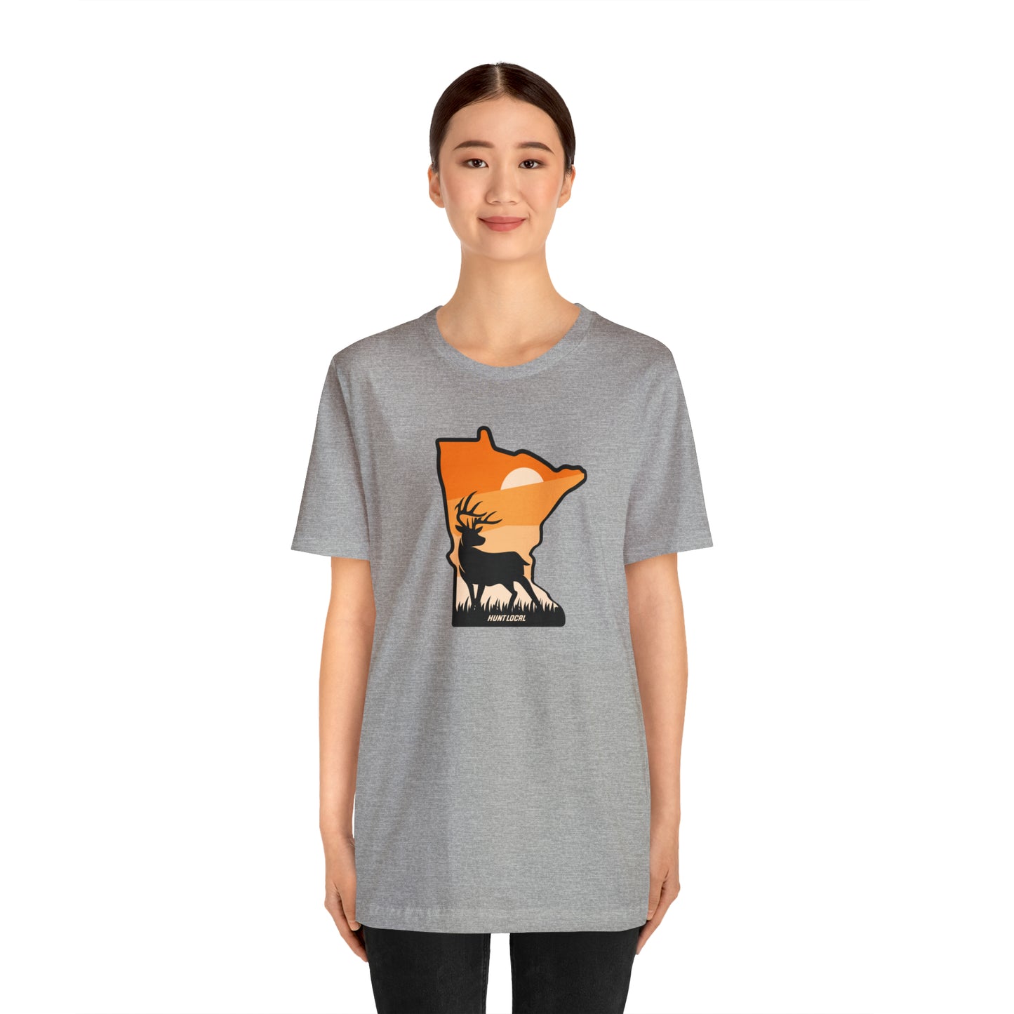 Minnesota - Sunset Buck Front Tee