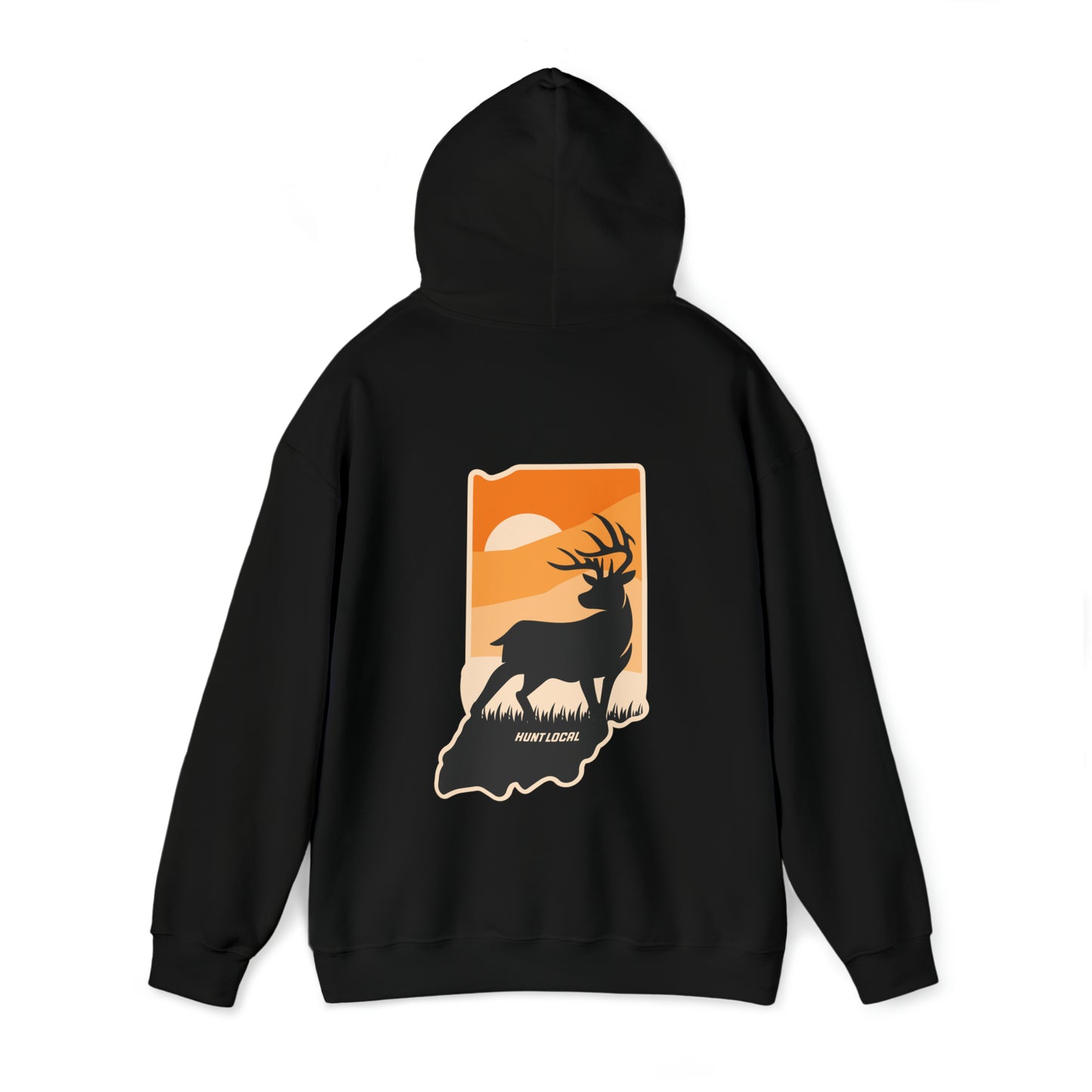 Indiana - Sunset Buck Hoodie (back)