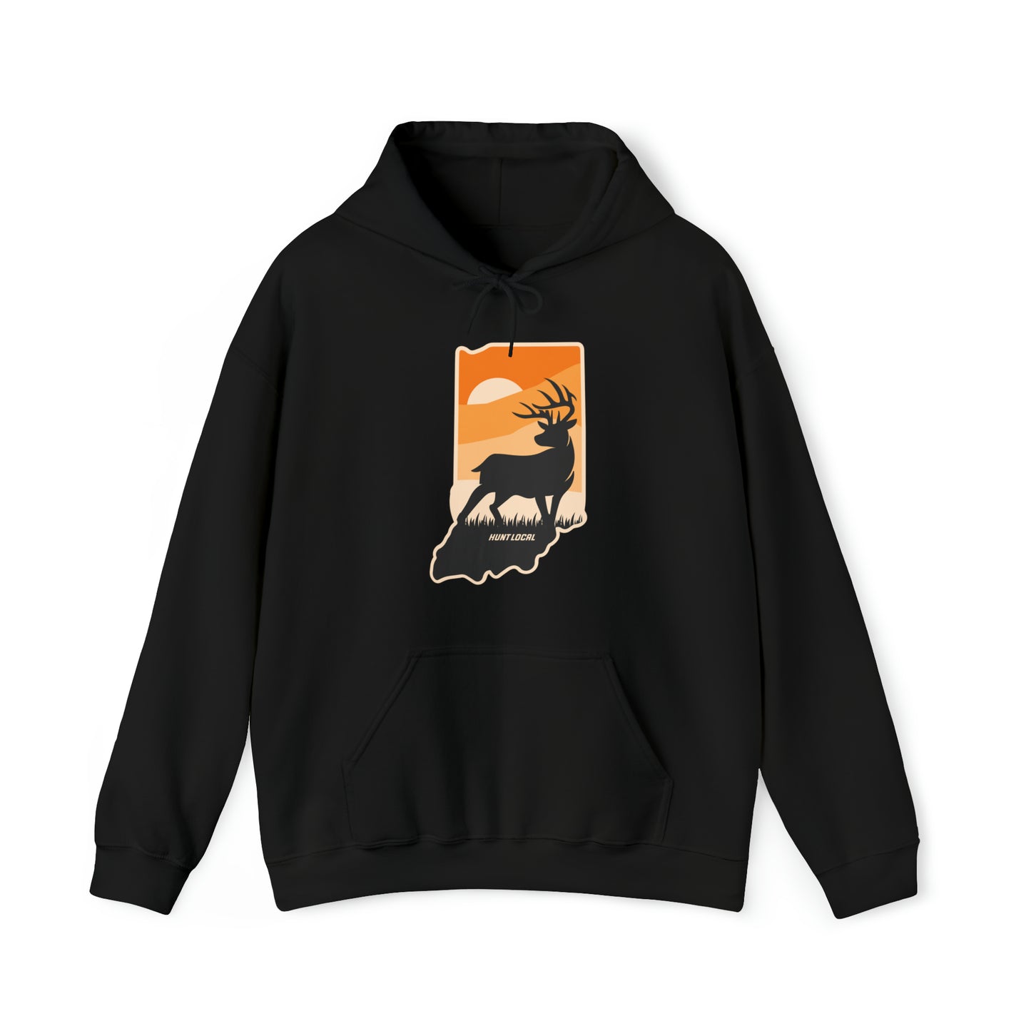 Indiana - Sunset Buck Hoodie