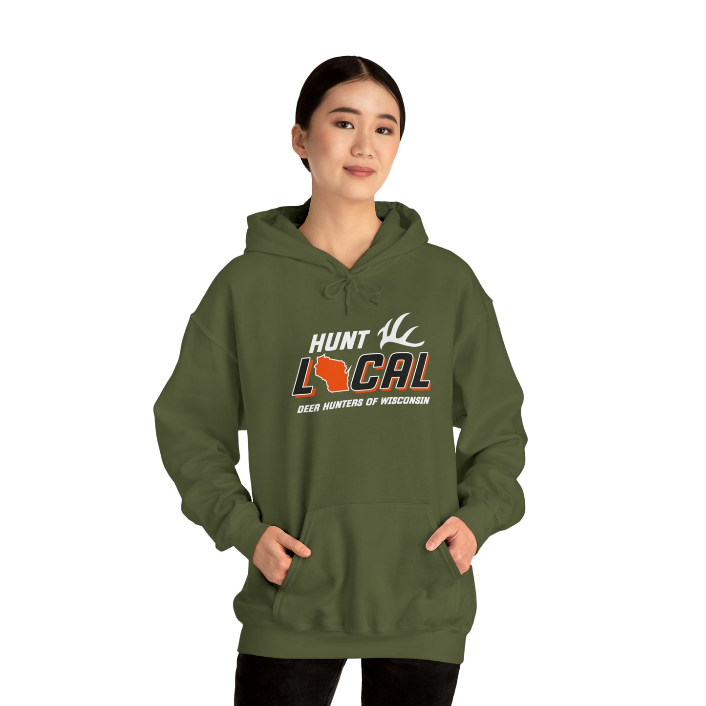 Wisconsin - Hunt Local Buck Hoodie