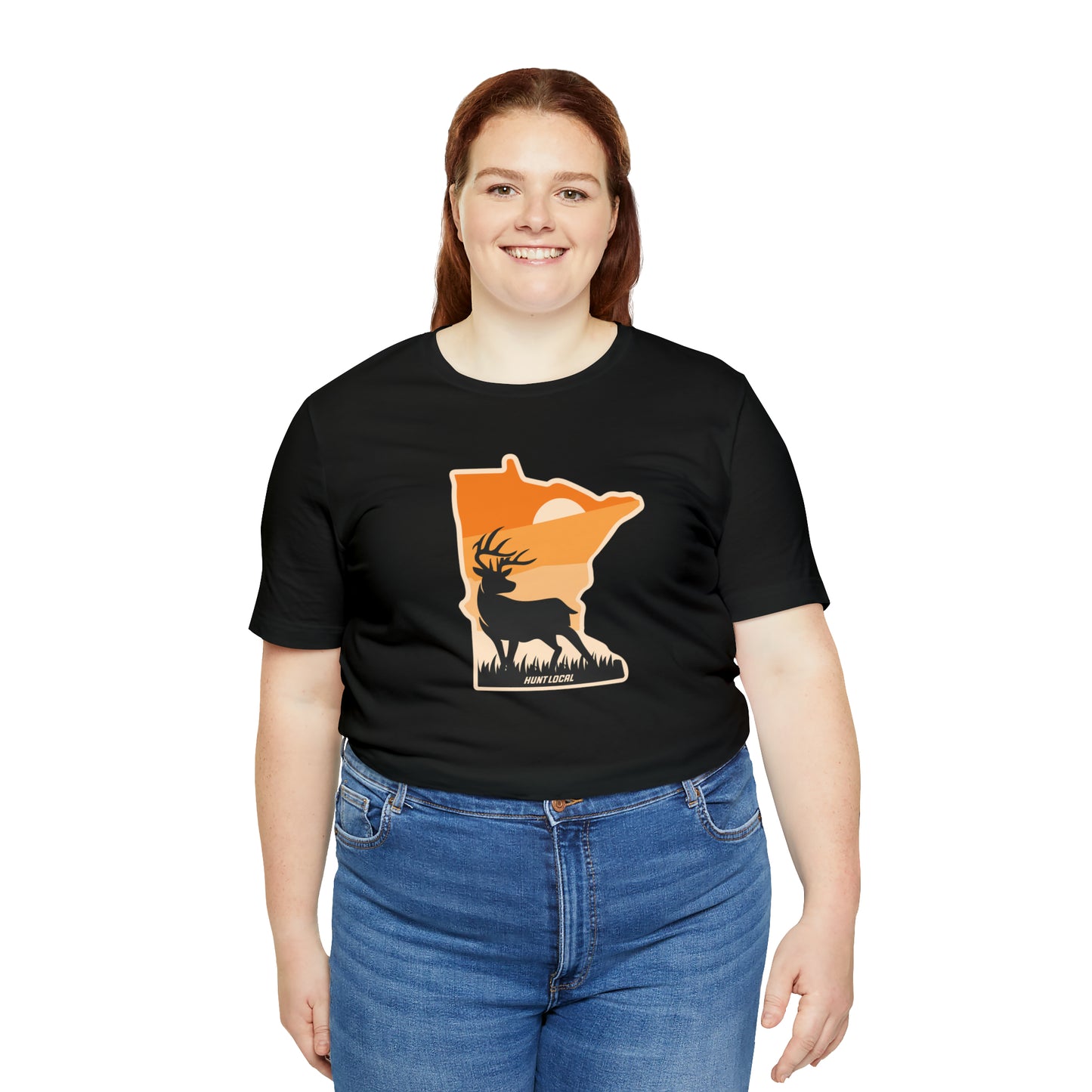 Minnesota - Sunset Buck Front Tee