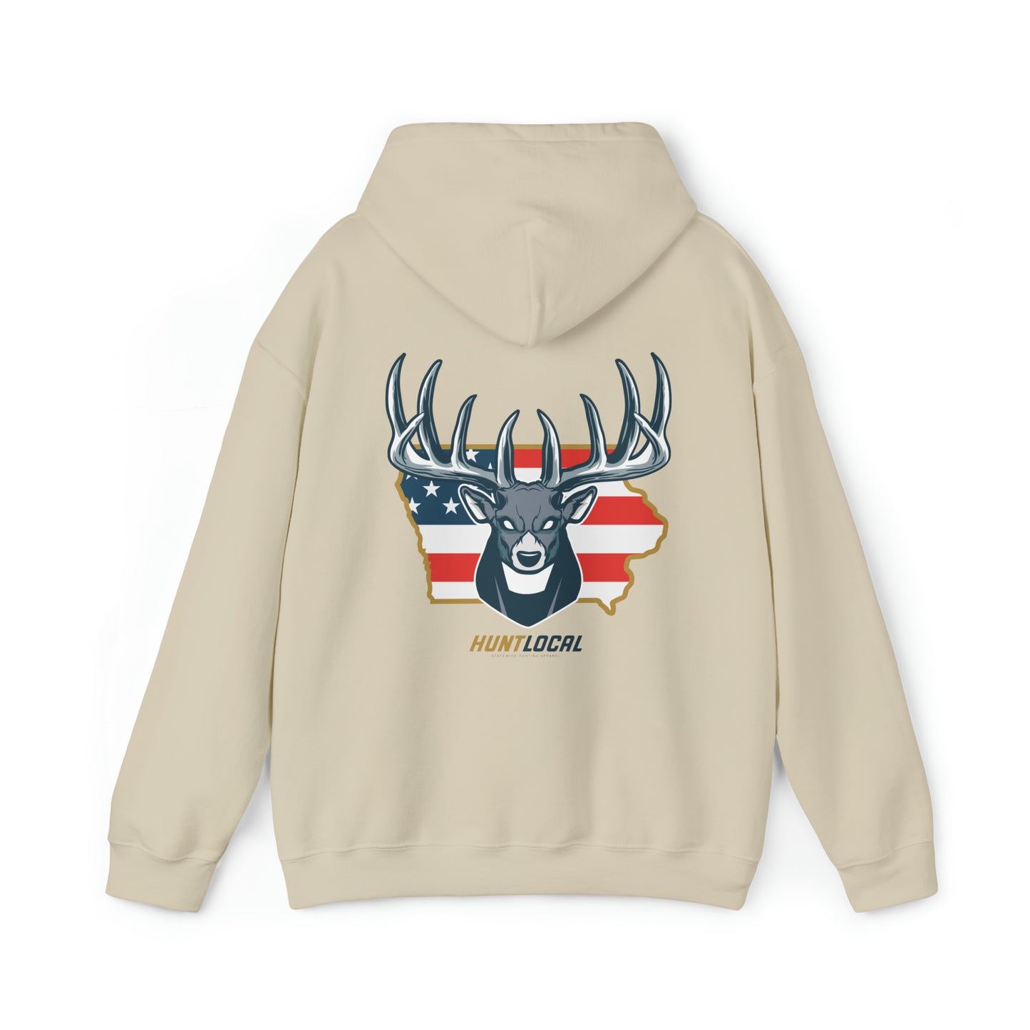 Iowa - USA Buck Hoodie (back)