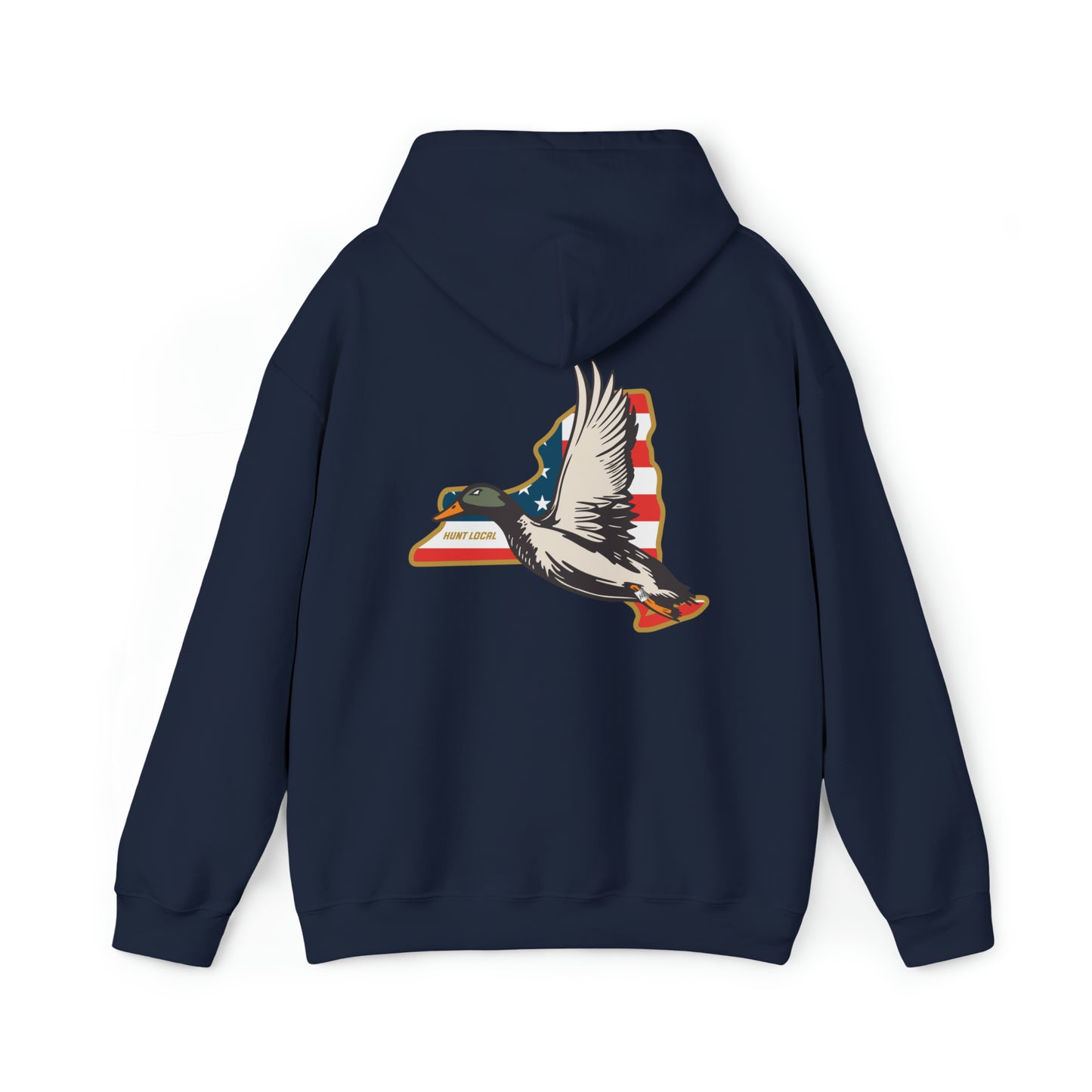 New York - USA Waterfowl Hoodie (back)