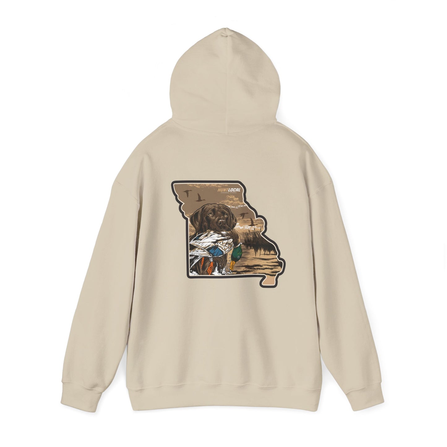 Missouri - Sunset Waterfowl Hoodie (back)