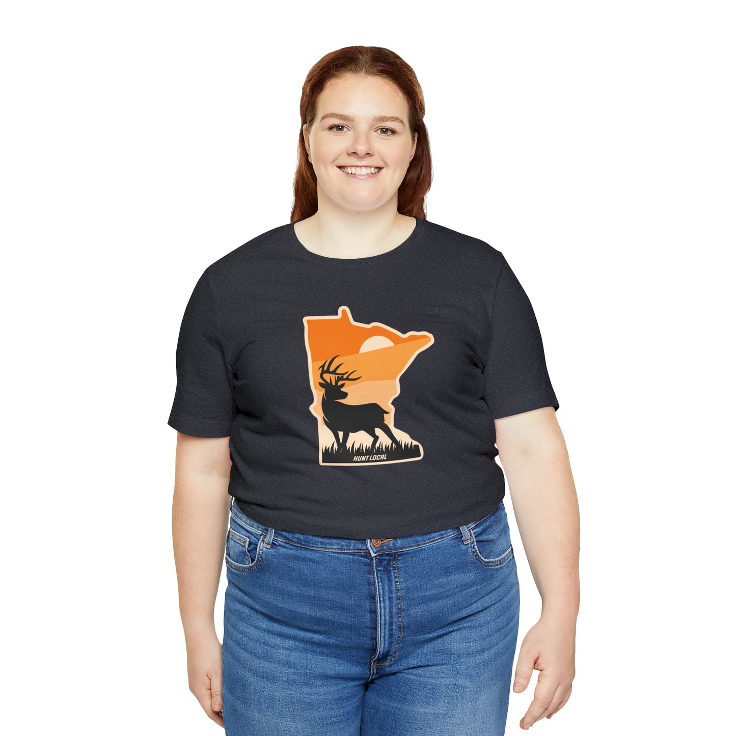 Minnesota - Sunset Buck Front Tee