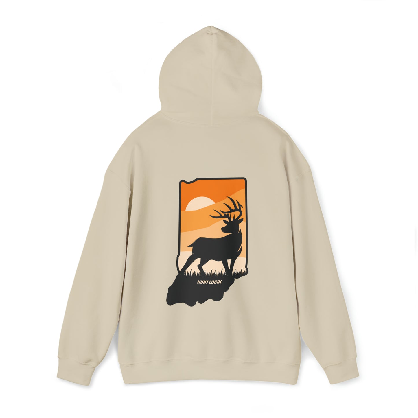 Indiana - Sunset Buck Hoodie (back)