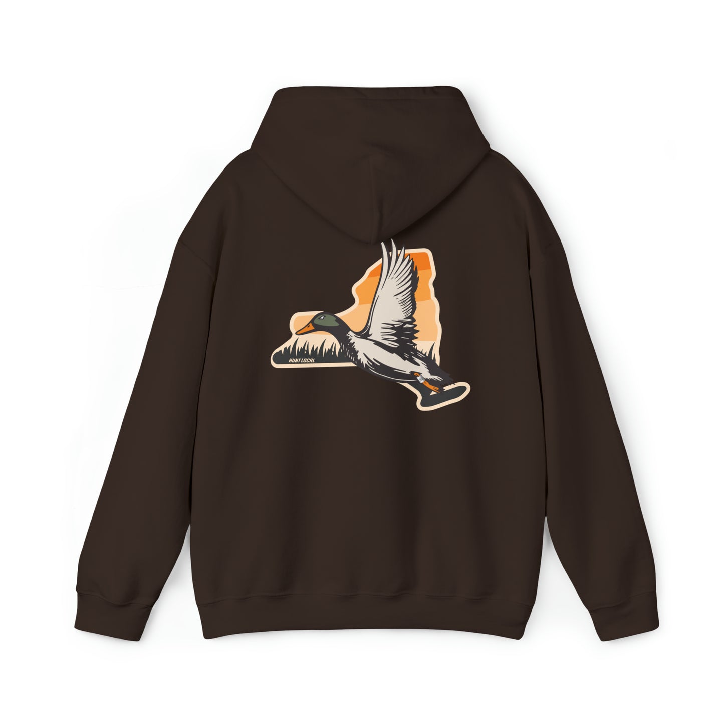 New York - Sunset Waterfowl Hoodie (back)