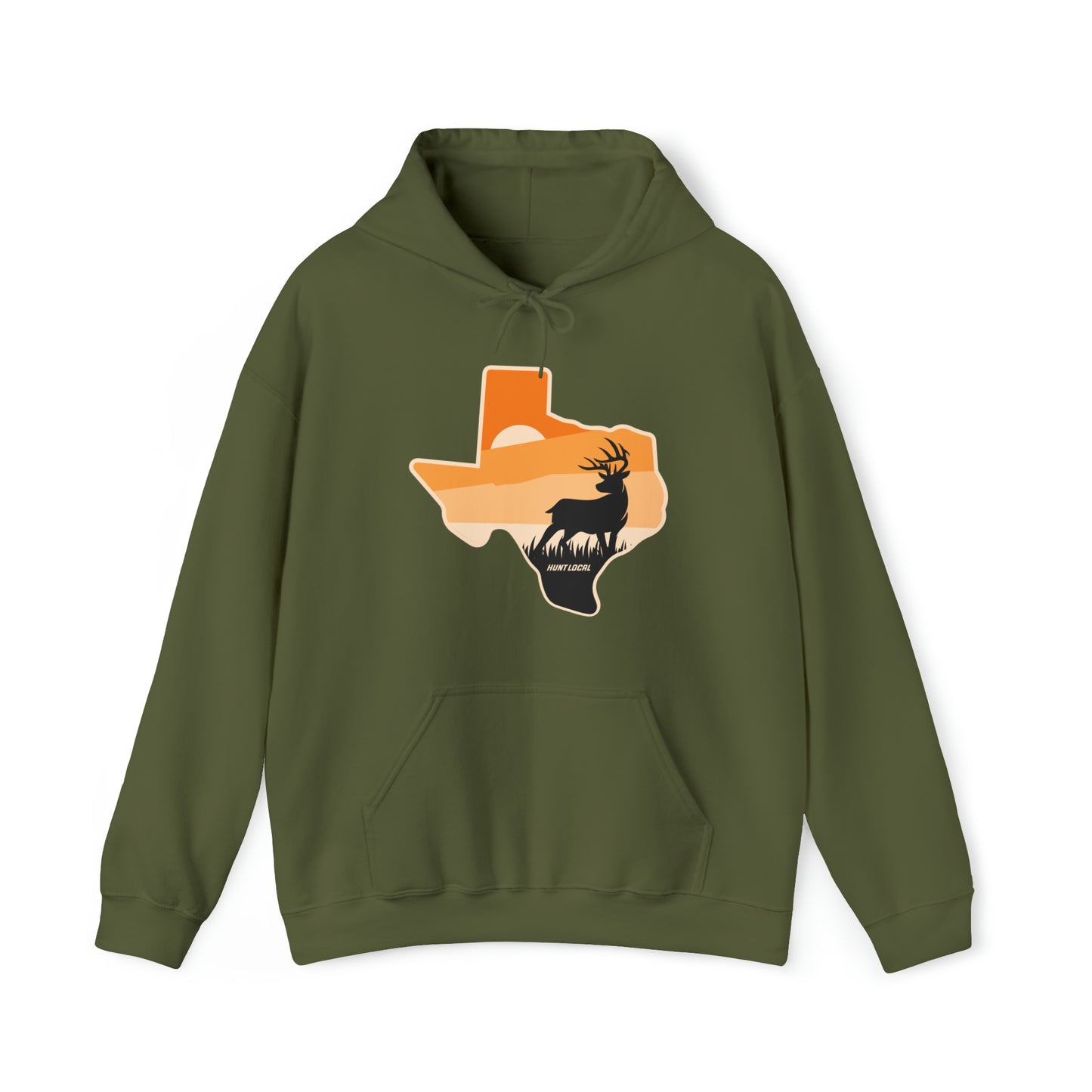 Texas - Sunset Buck Hoodie