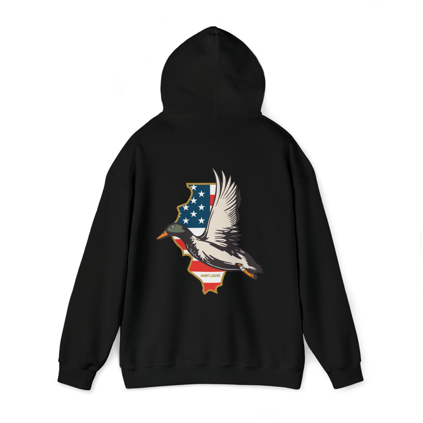 Illinois - USA Waterfowl Hoodie (back)